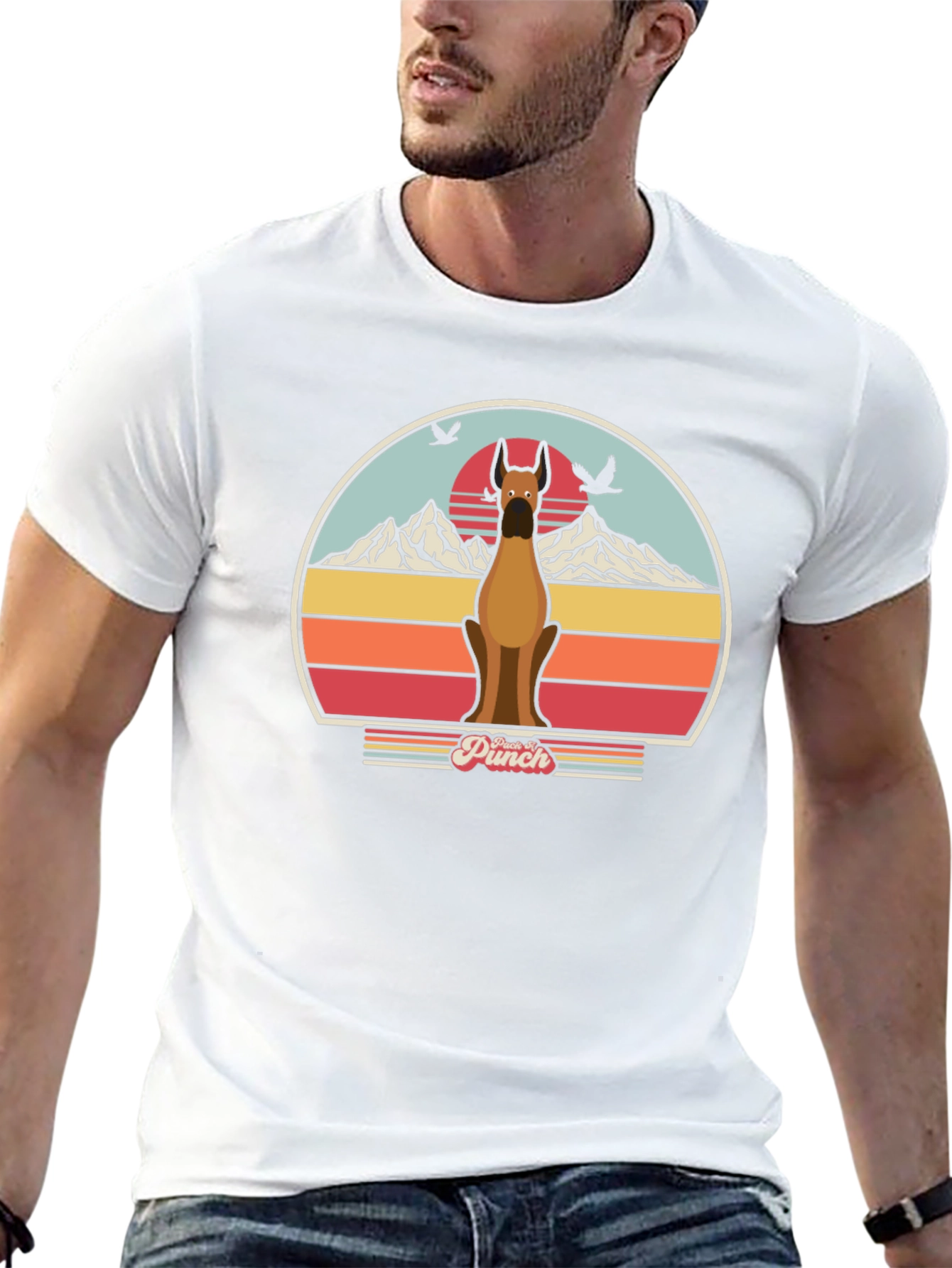 Retro Dog T-Shirt - Punch Design