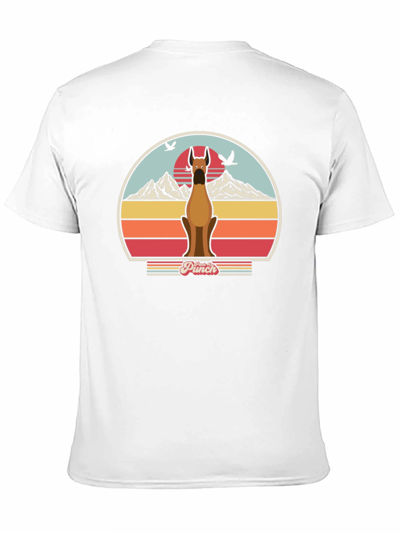 Retro Dog T-Shirt - Punch Design
