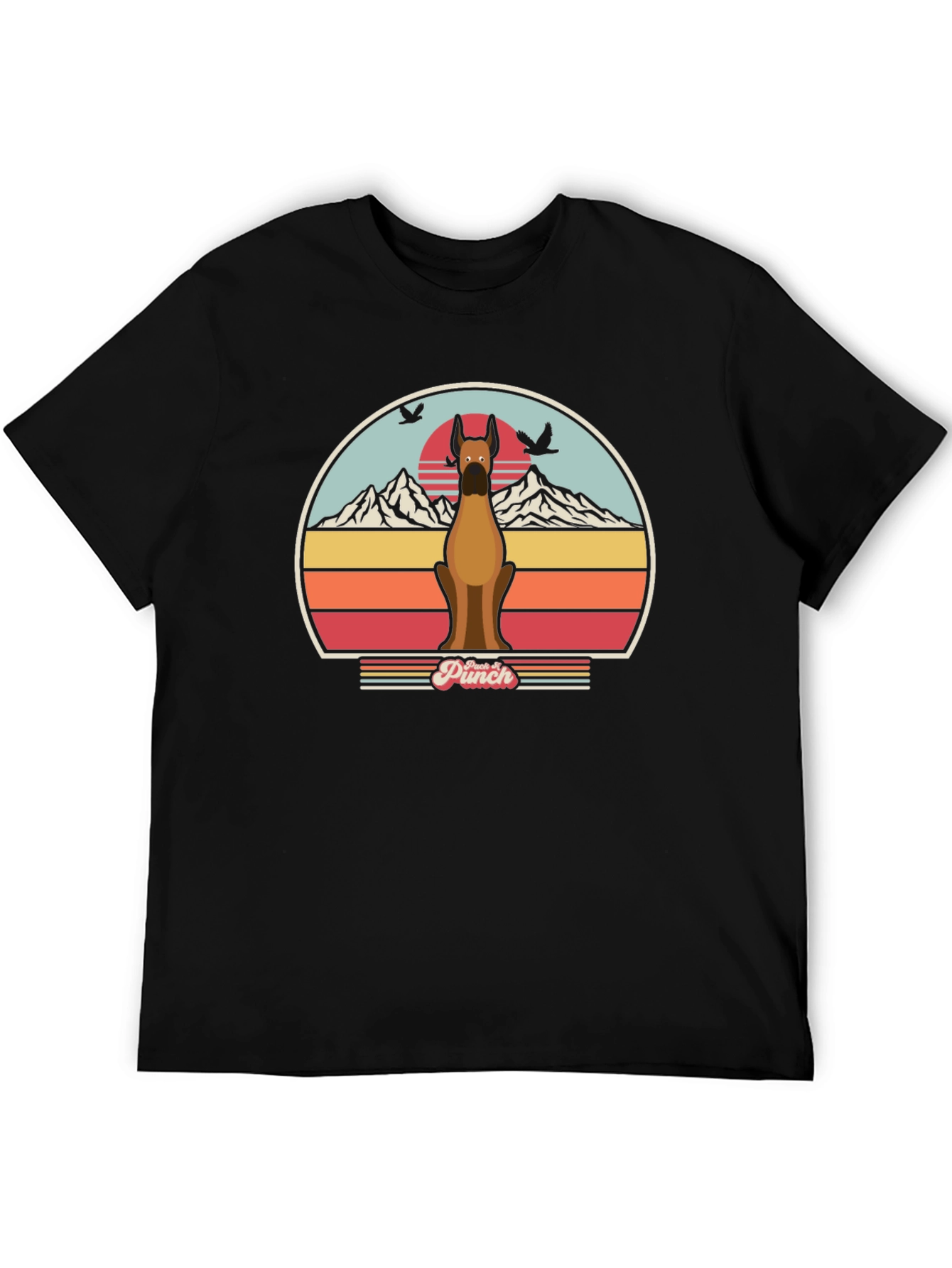 Retro Dog T-Shirt - Punch Design