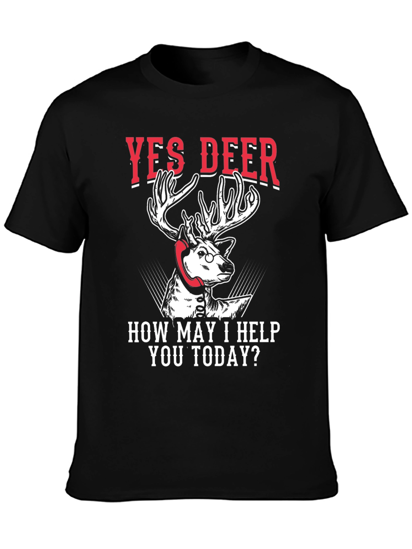 Yes Deer Humor Graphic Tee