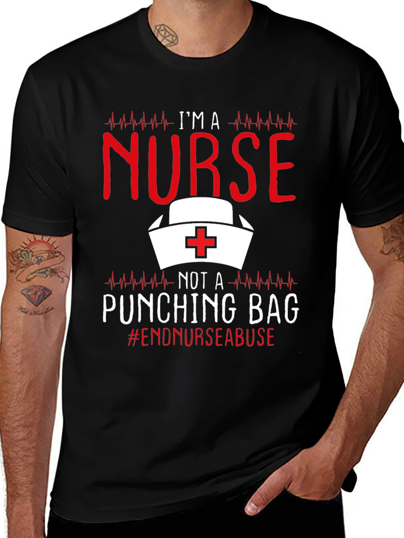 Nurse T-Shirt - End Nurse Abuse