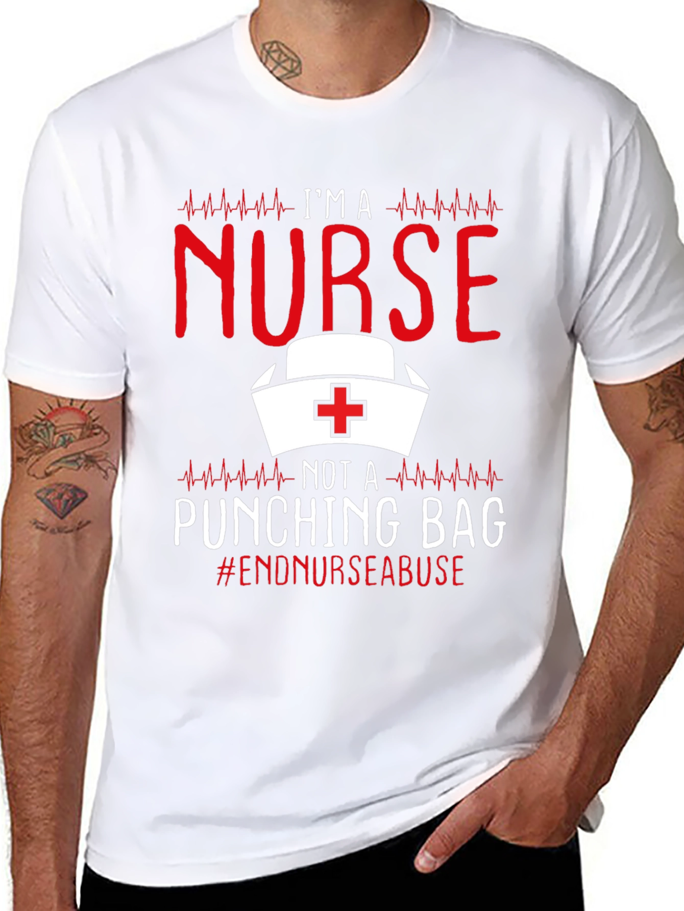 Nurse T-Shirt - End Nurse Abuse