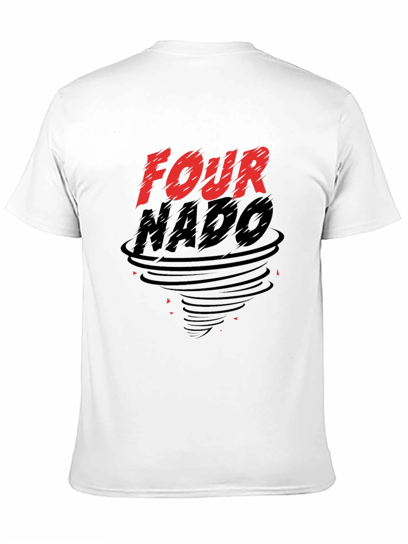 Fournado Graphic Print Black T-Shirt