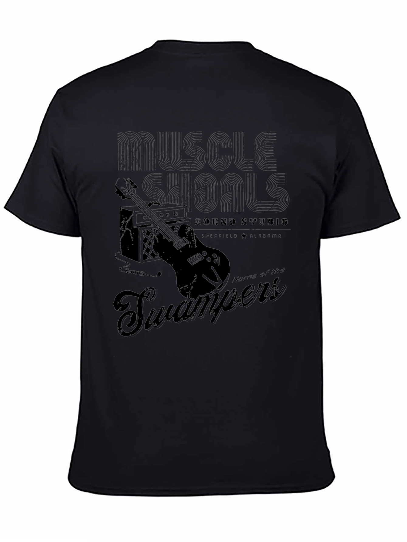 Muscle Shoals Sound Studio Black T-Shirt