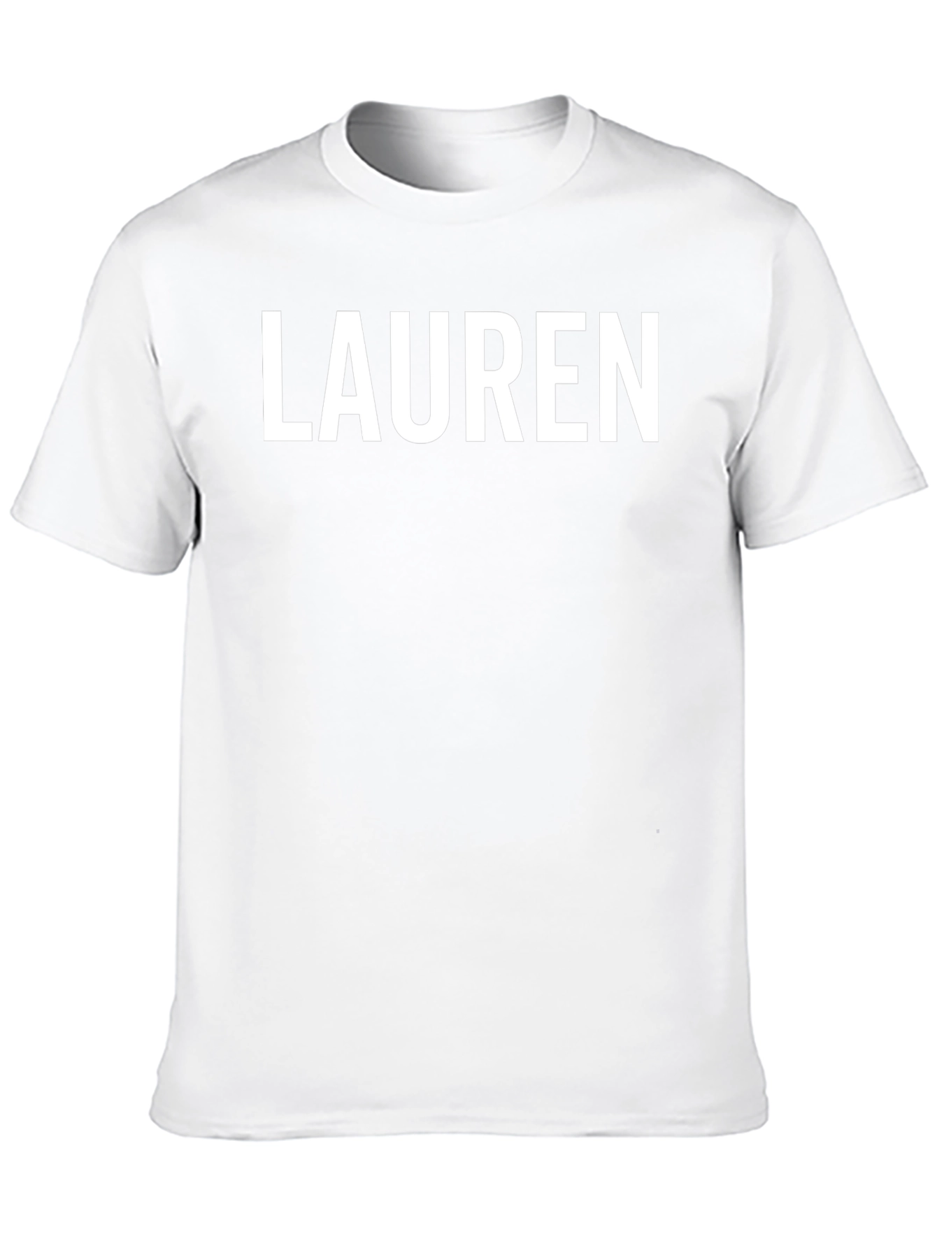 Personalized Name T-Shirt - Custom Lauren Tee