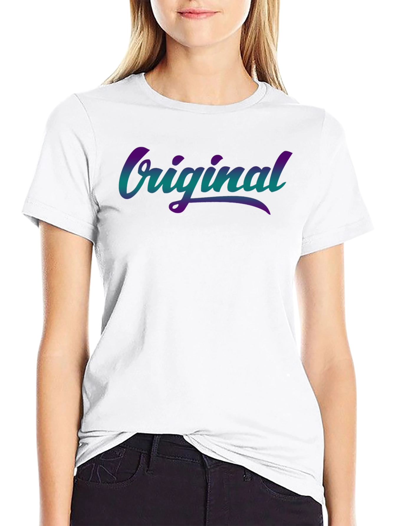 Original Gradient Graphic Tee - Casual Comfort