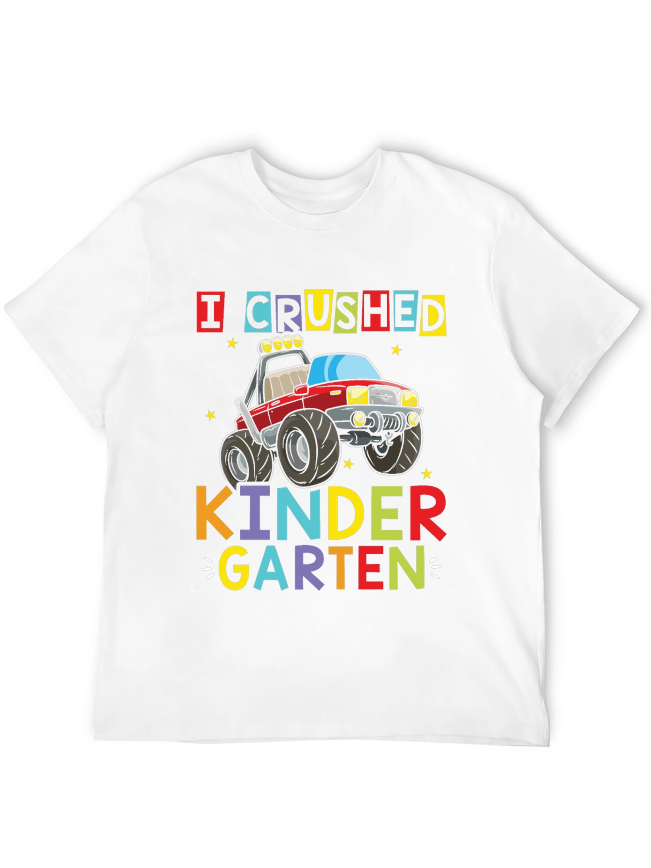 Crushed Kindergarten Monster Truck Graphic Tee