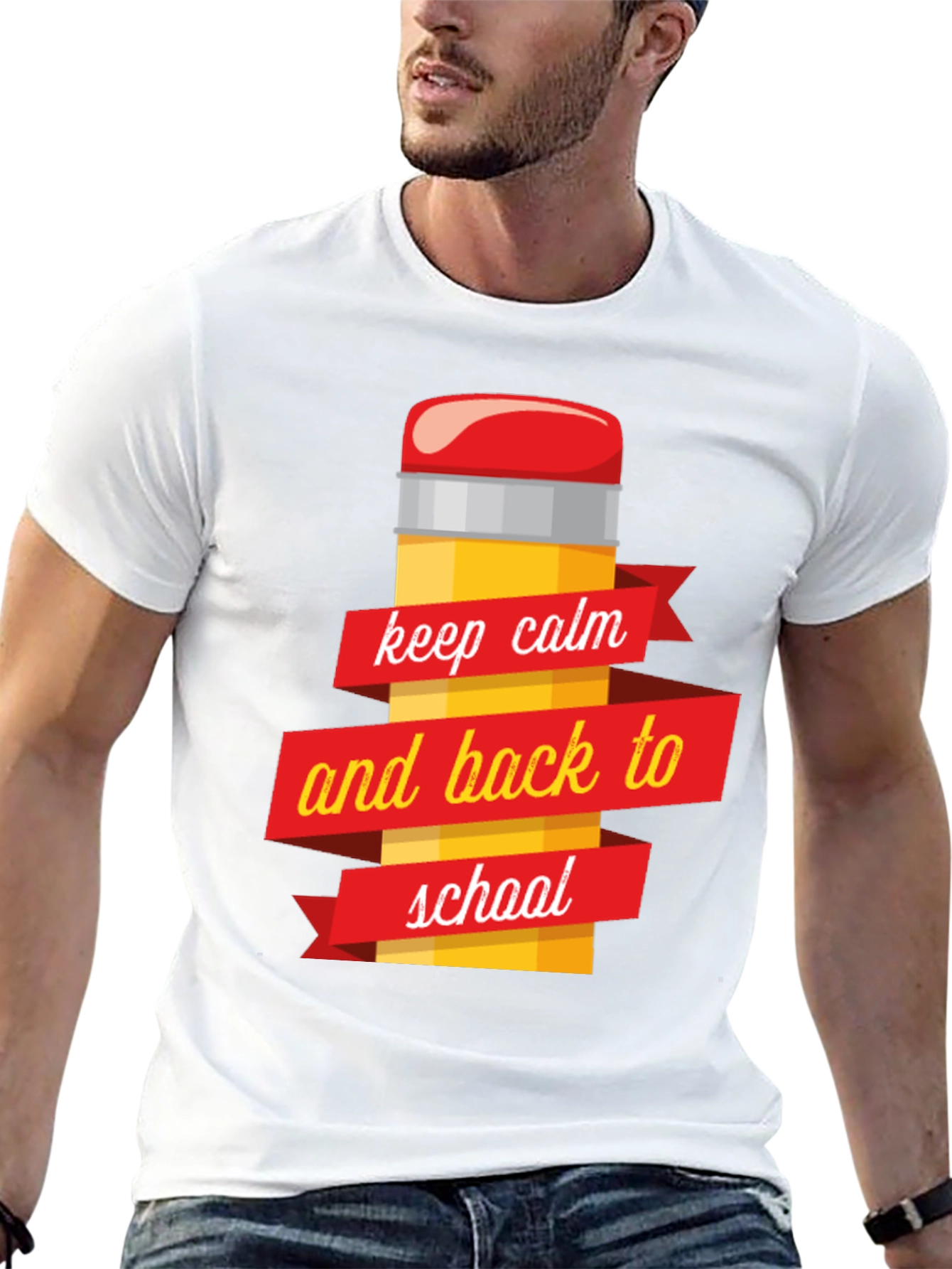 Back to School Pencil Graphic Tee