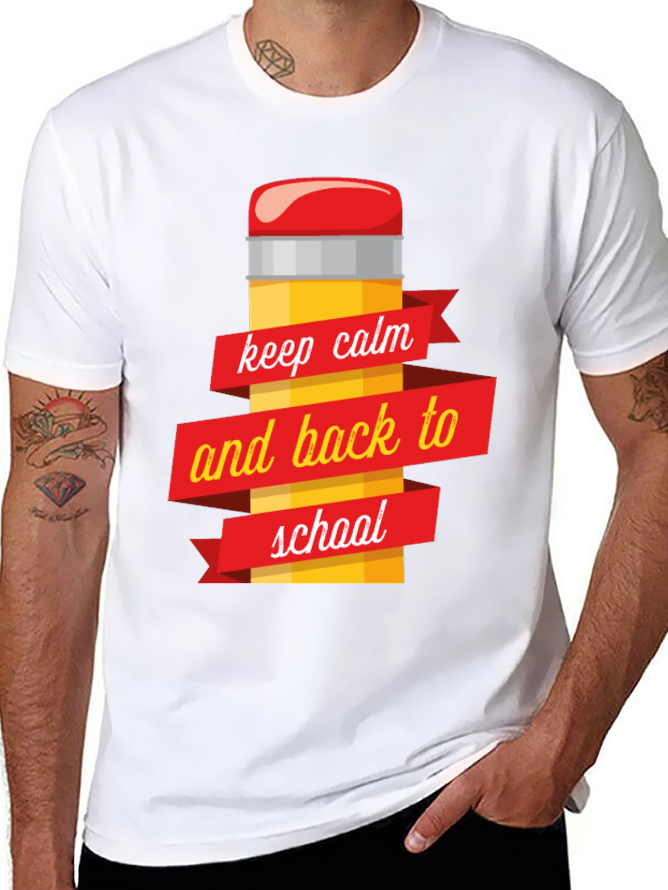 Back to School Pencil Graphic Tee