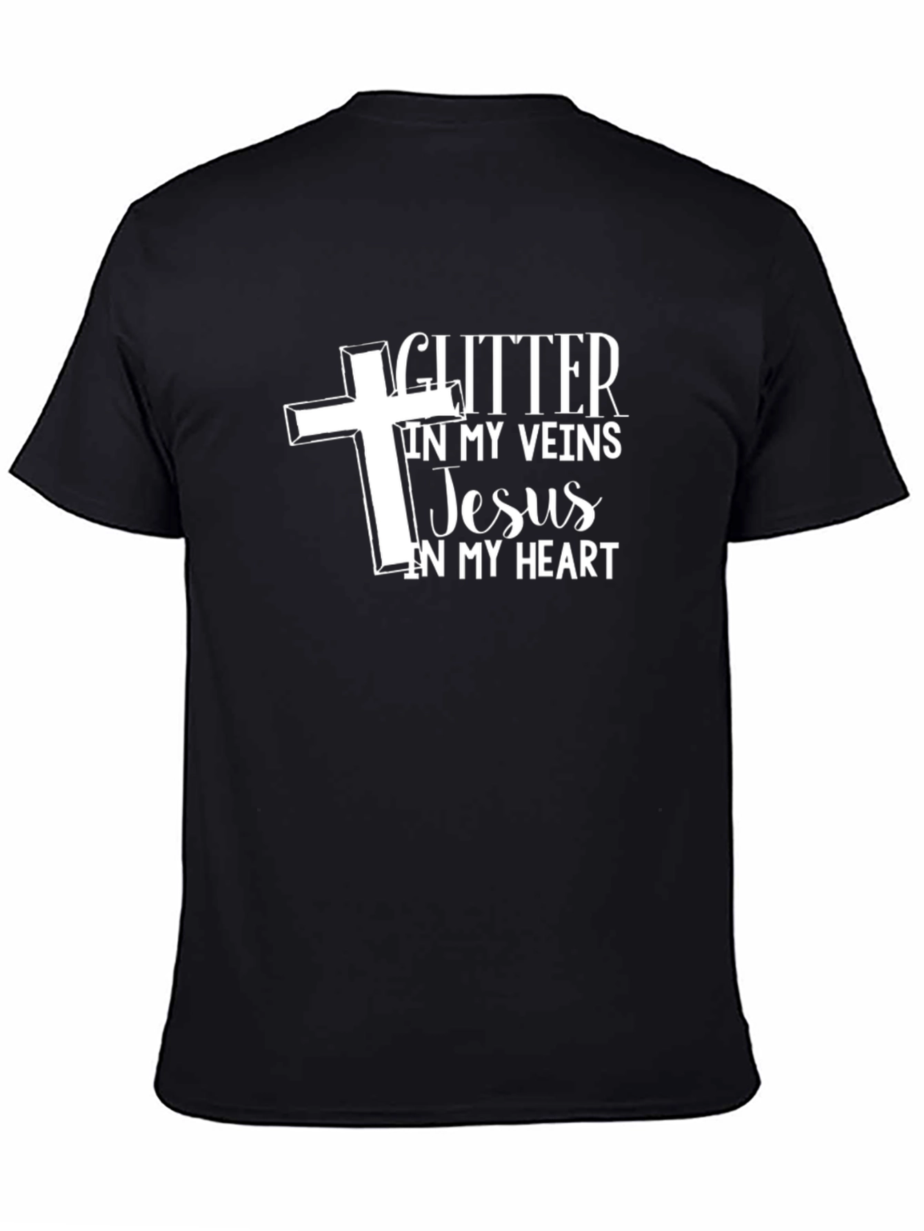 Glitter in My Veins Christian T-Shirt