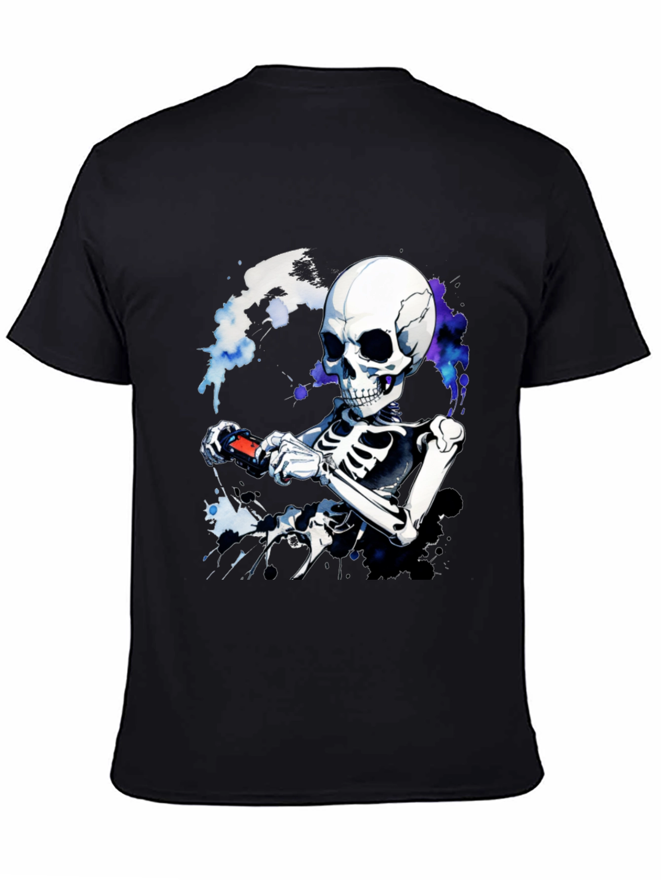 Skeleton Gamer T-Shirt - Cool Graphic Tee