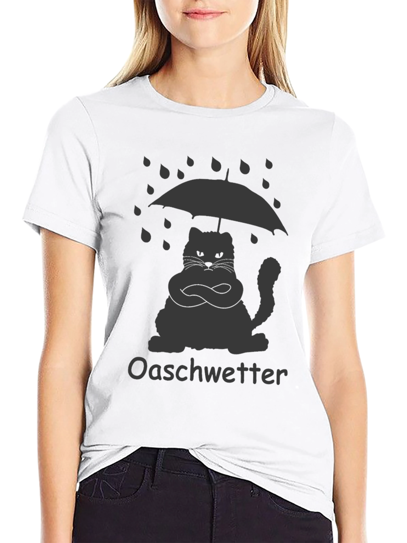 Grumpy Cat Oaschwetter Black T-Shirt