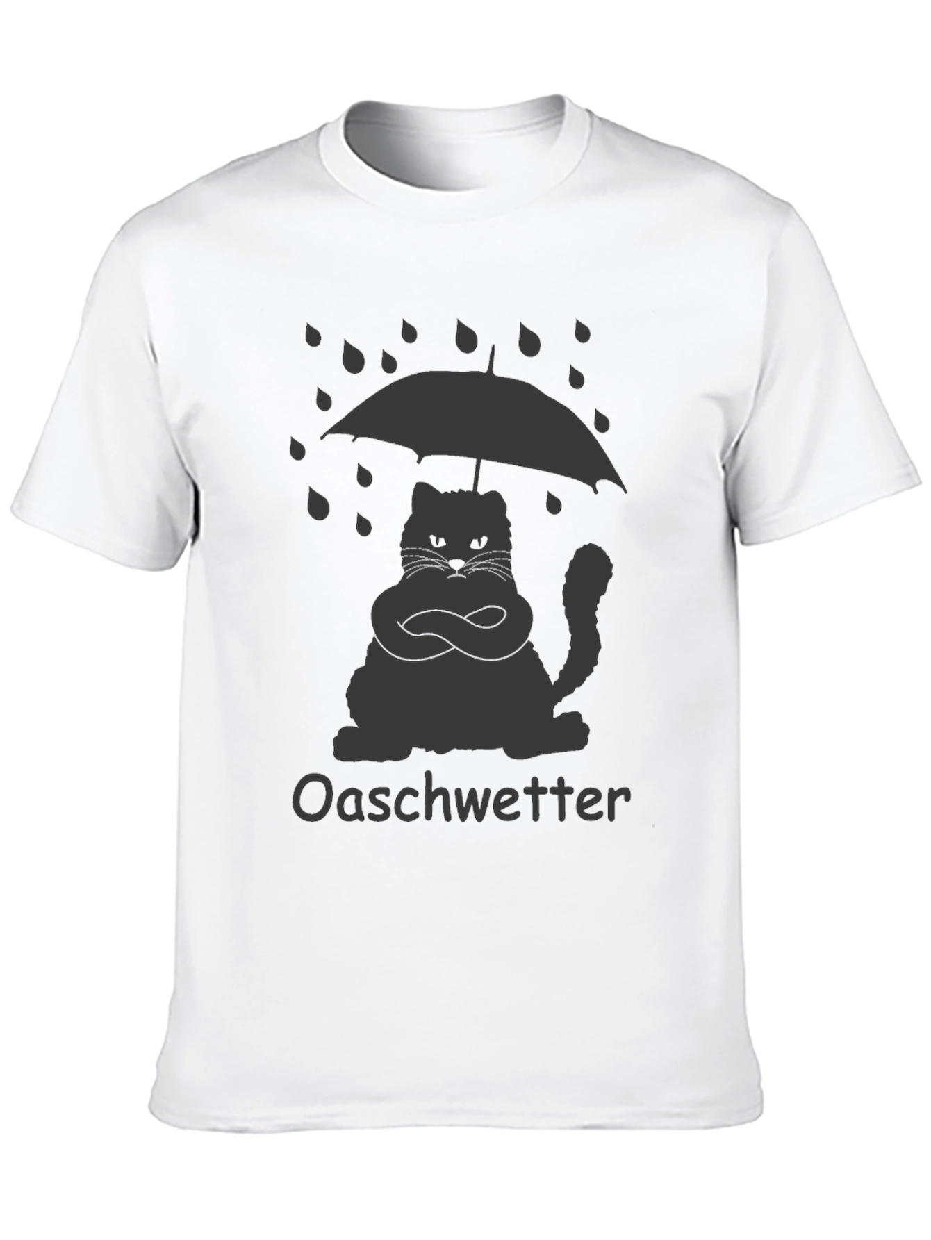 Grumpy Cat Oaschwetter Black T-Shirt