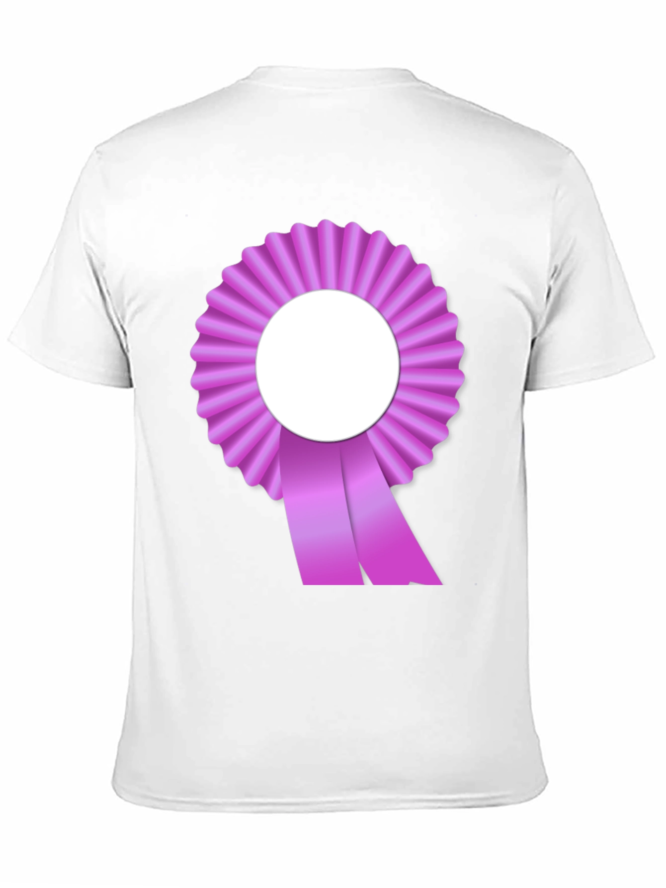 Ribbon Rosette Graphic Tee - Stylish Comfort
