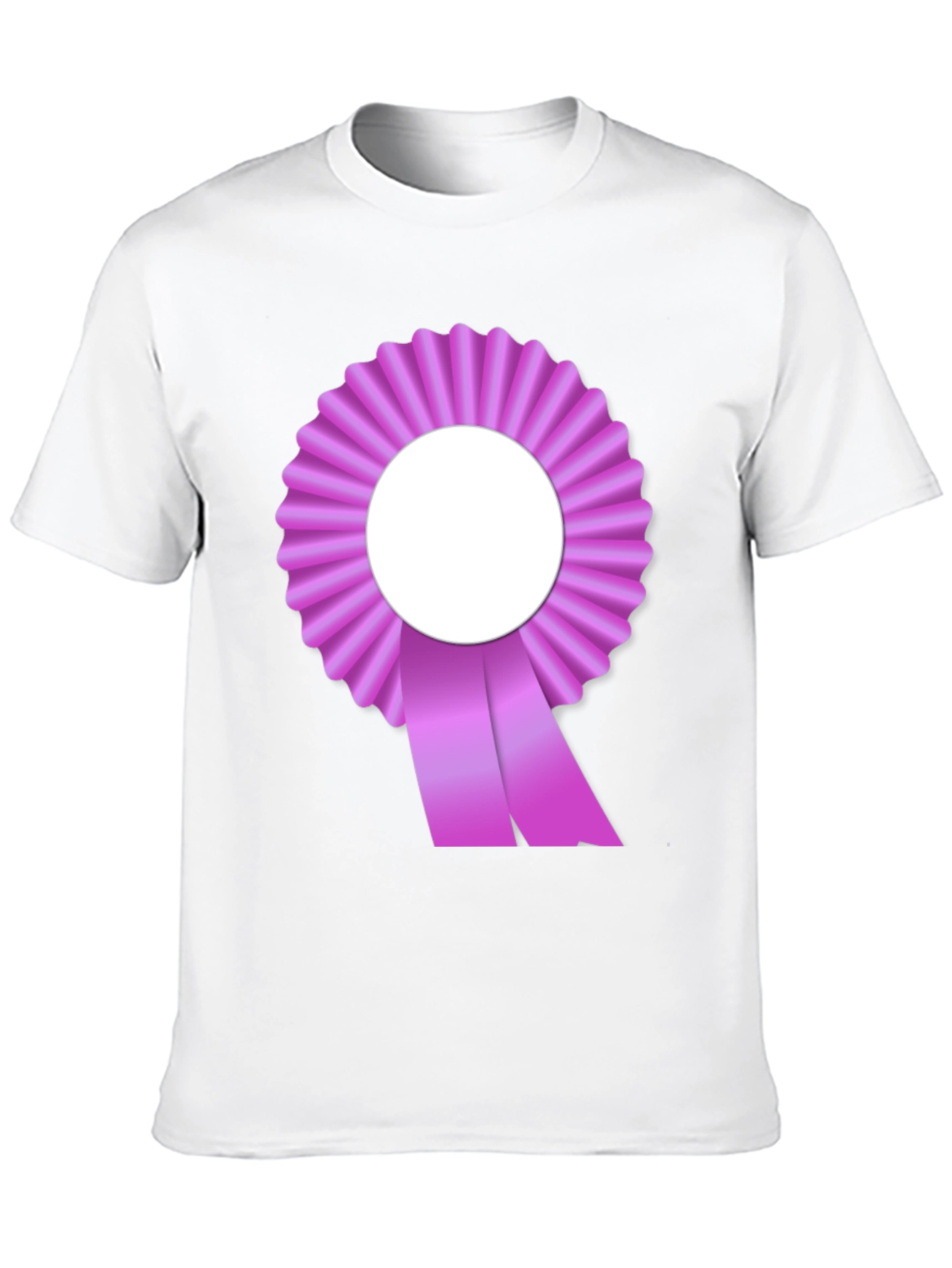 Ribbon Rosette Graphic Tee - Stylish Comfort