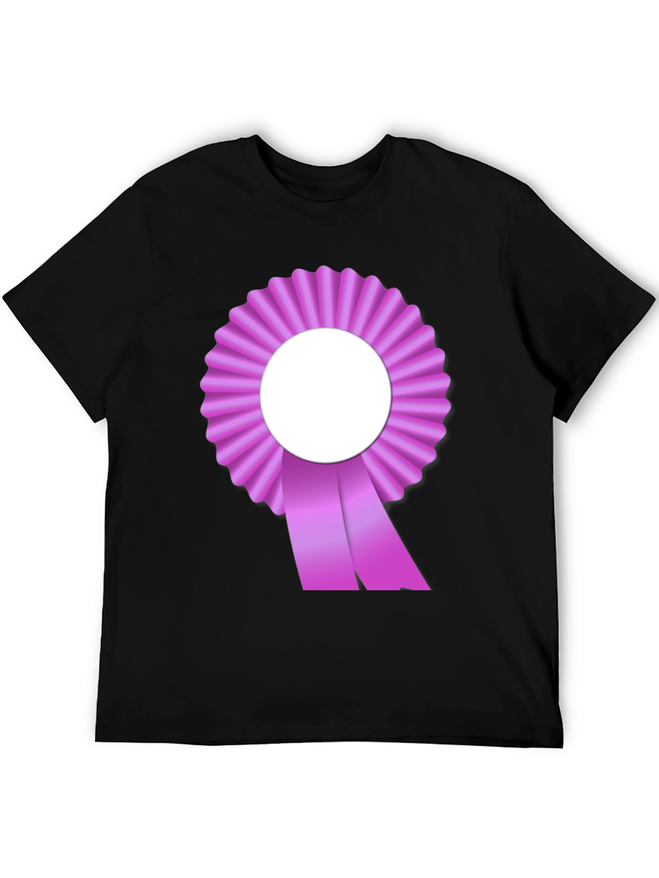 Ribbon Rosette Graphic Tee - Stylish Comfort