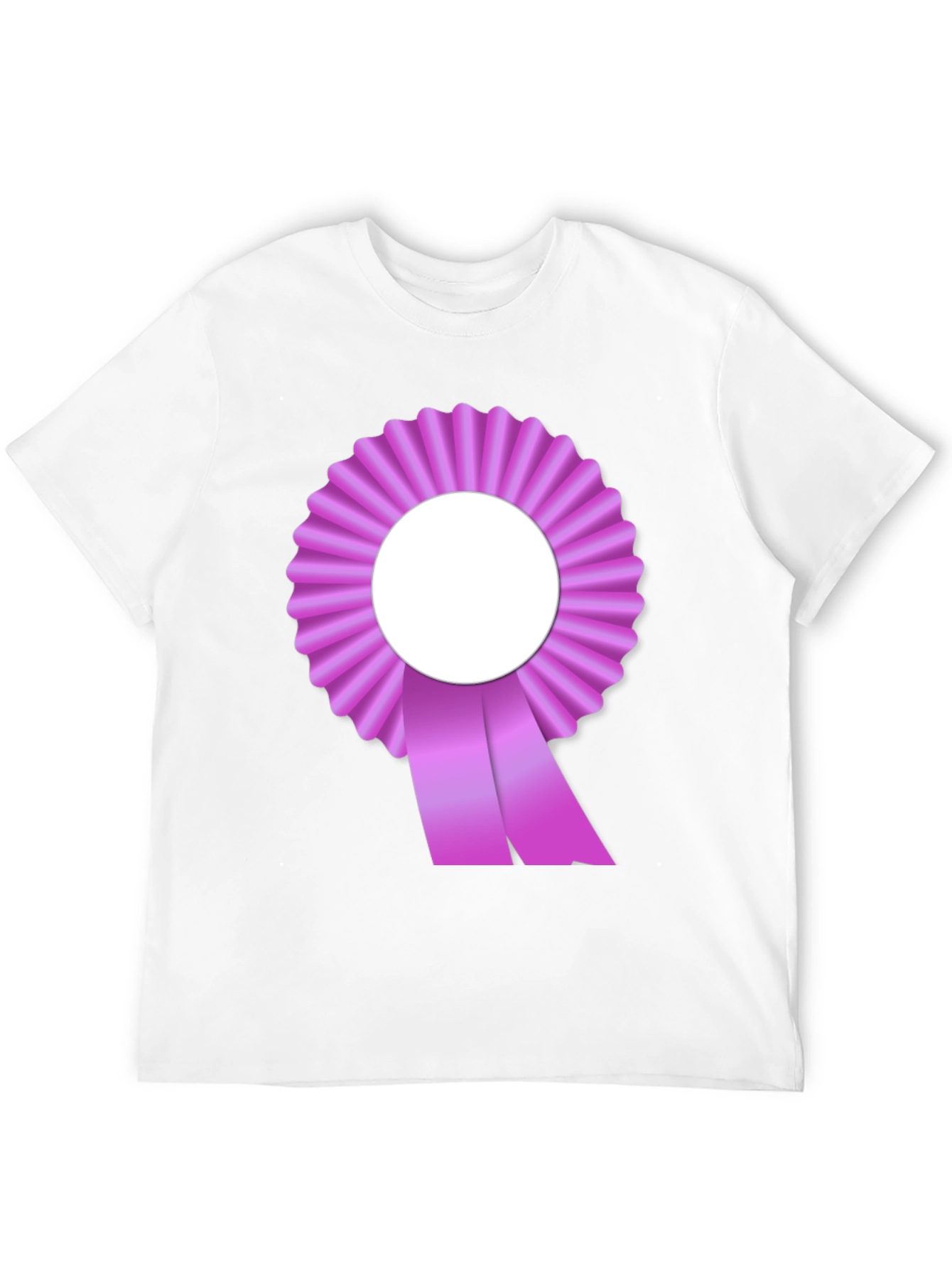 Ribbon Rosette Graphic Tee - Stylish Comfort