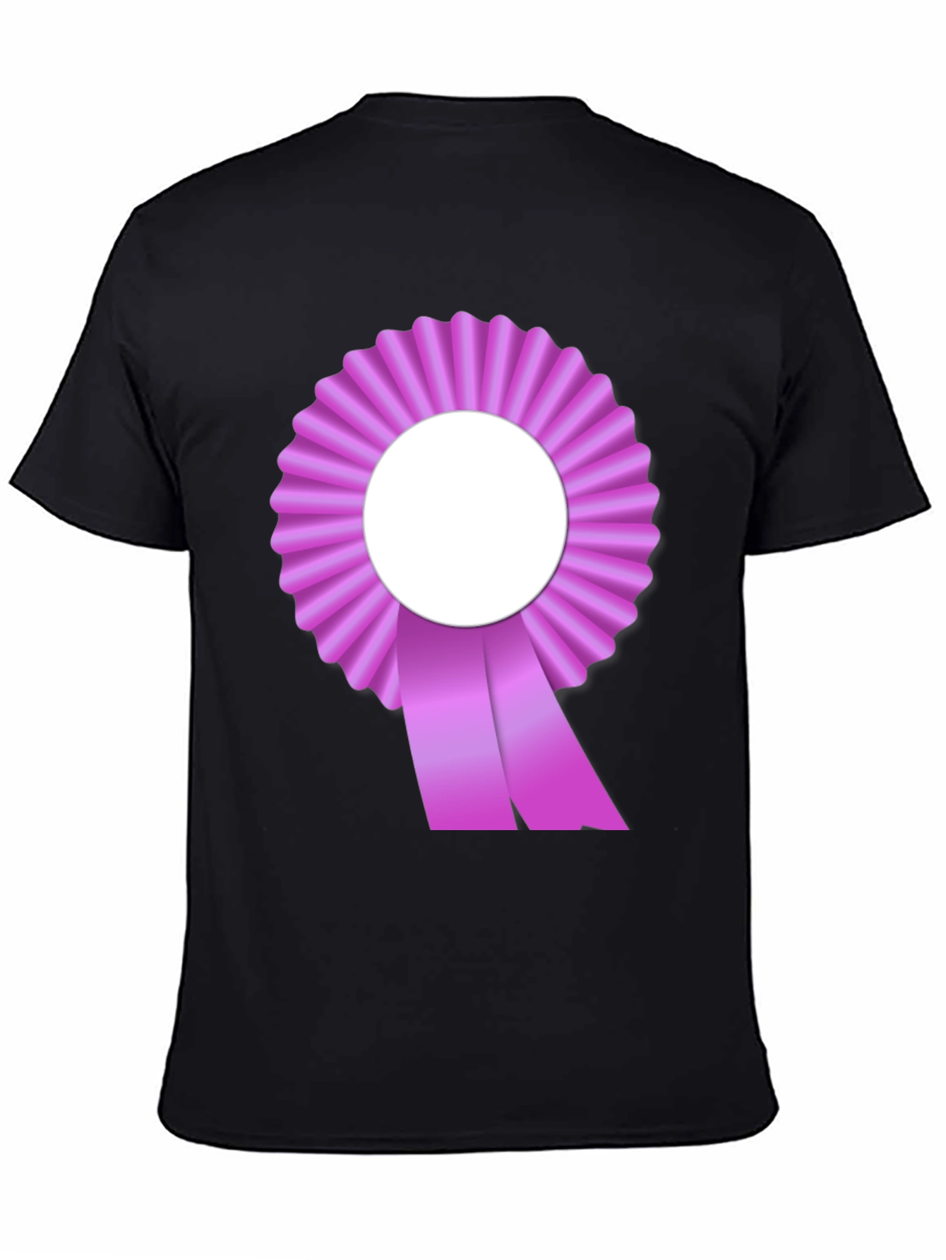 Ribbon Rosette Graphic Tee - Stylish Comfort