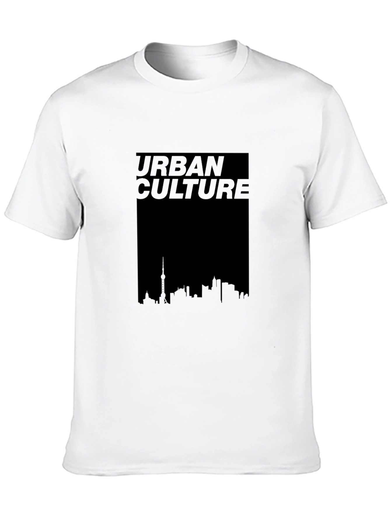 Urban Culture Graphic Black T-Shirt