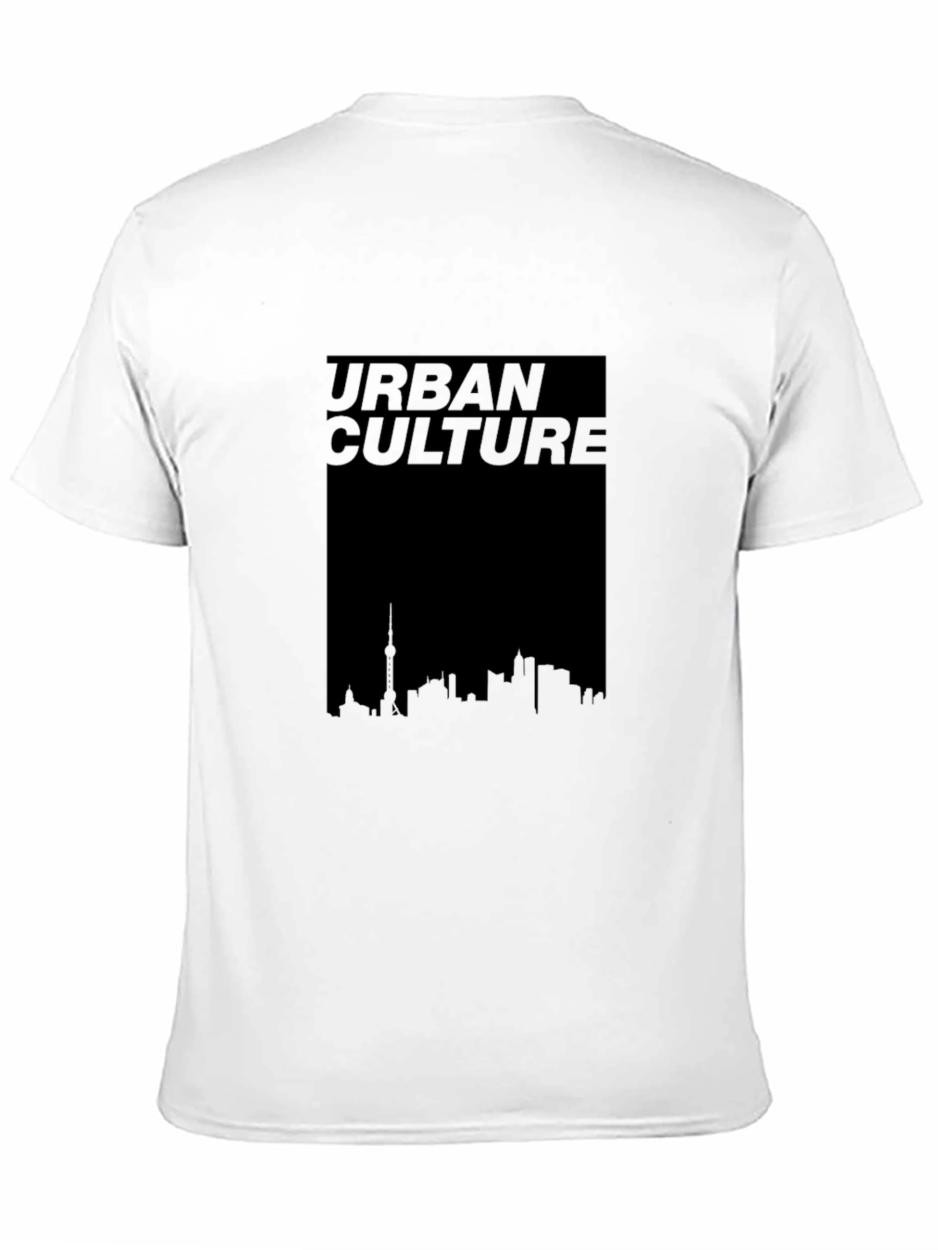 Urban Culture Graphic Black T-Shirt