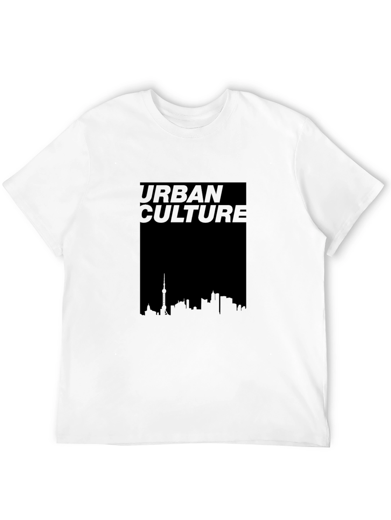 Urban Culture Graphic Black T-Shirt