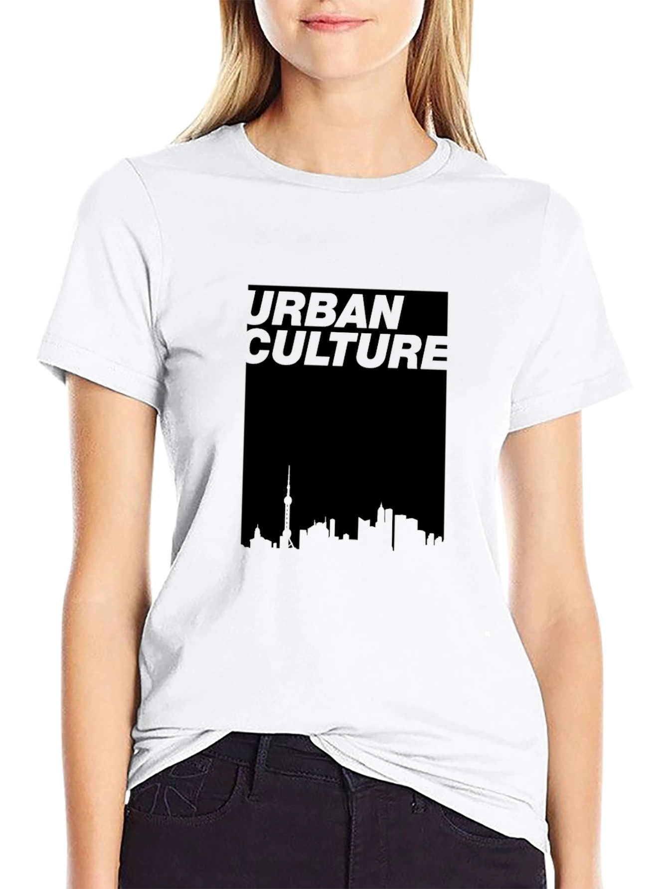 Urban Culture Graphic Black T-Shirt