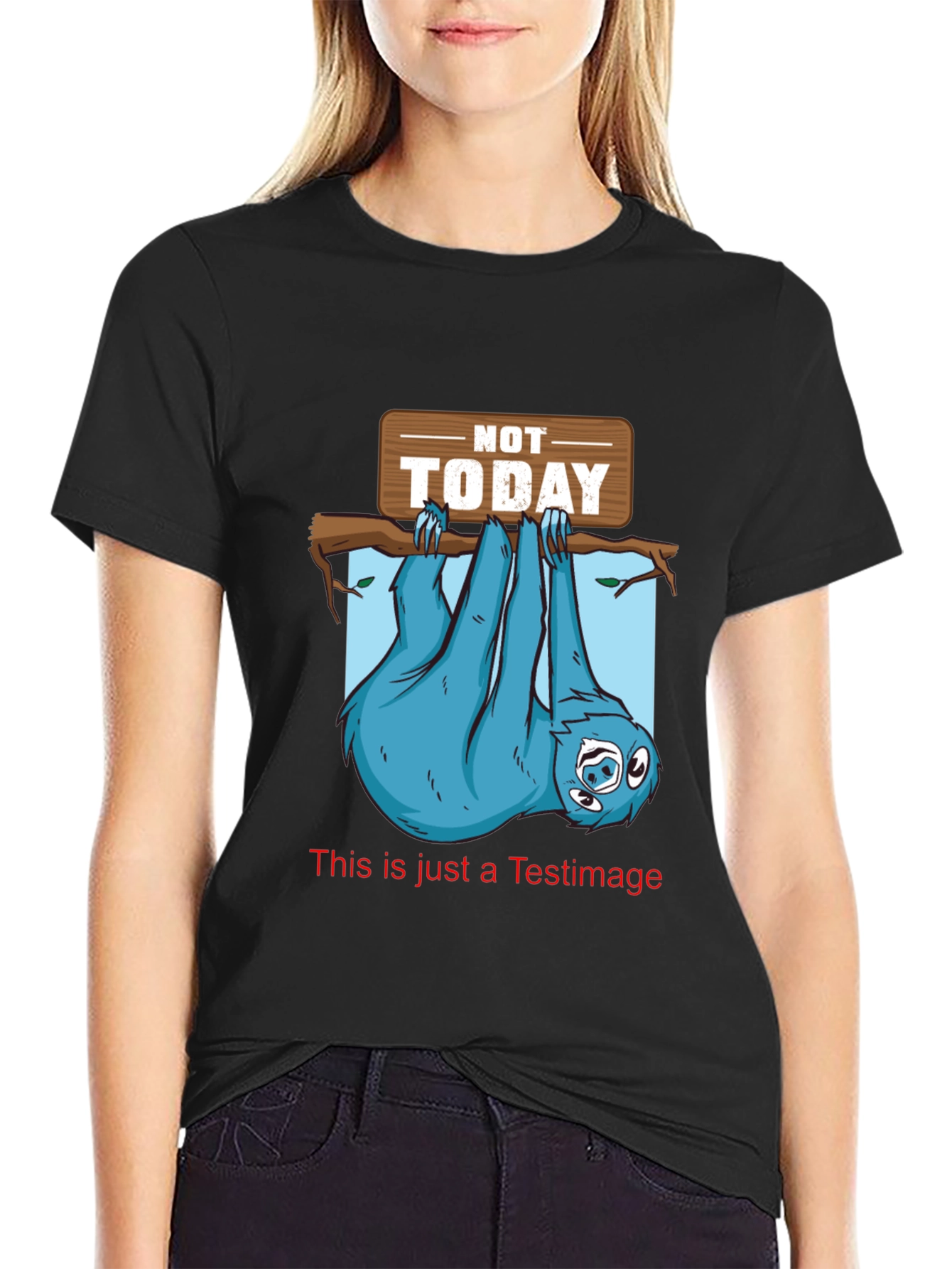 Not Today Sloth Graphic Tee