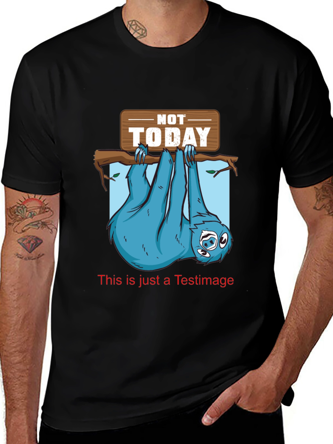 Not Today Sloth Graphic Tee