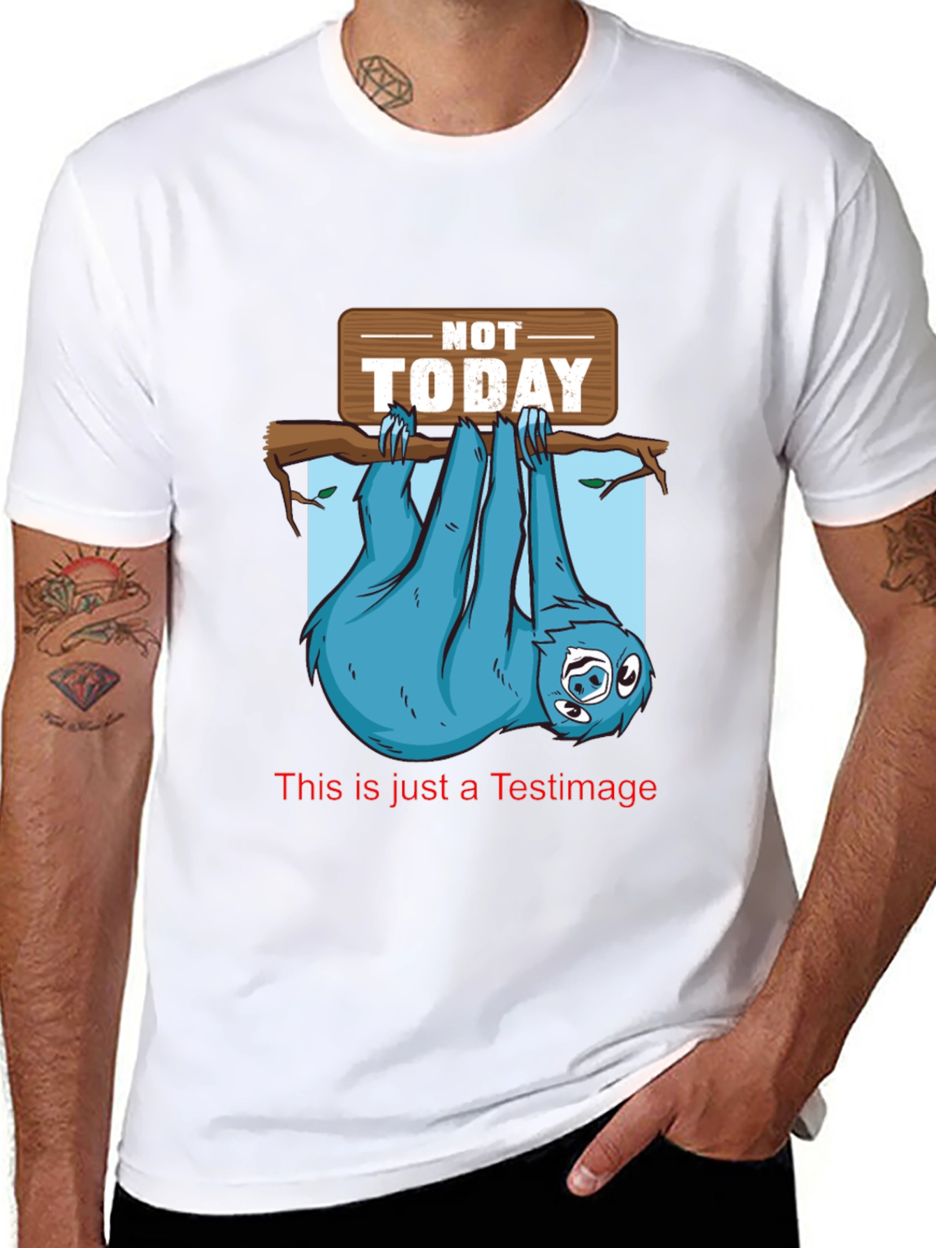 Not Today Sloth Graphic Tee