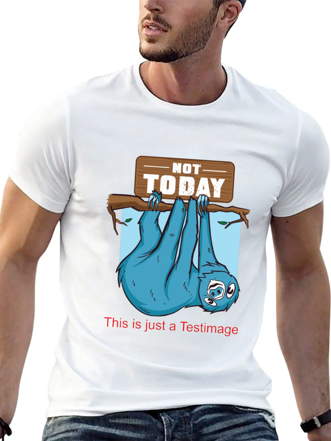Not Today Sloth Graphic Tee