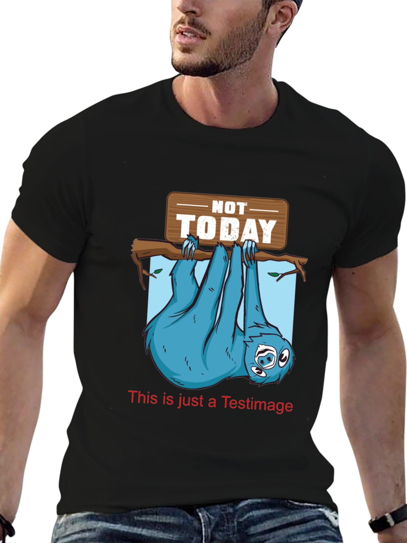 Not Today Sloth Graphic Tee