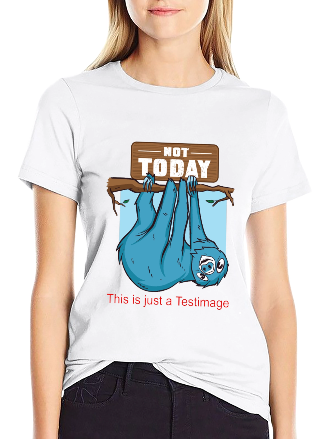 Not Today Sloth Graphic Tee