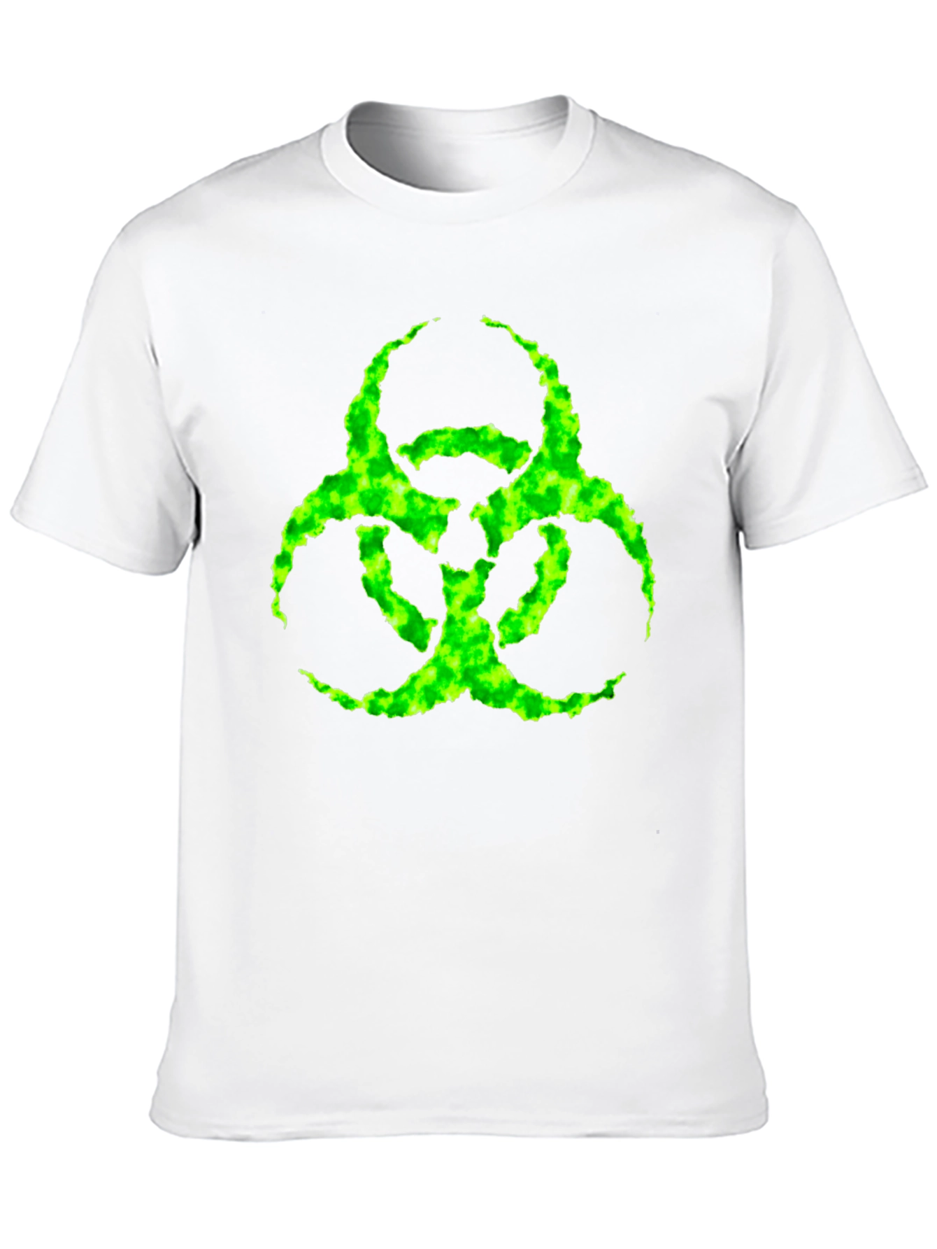 Biohazard Symbol Graphic T-Shirt - Black
