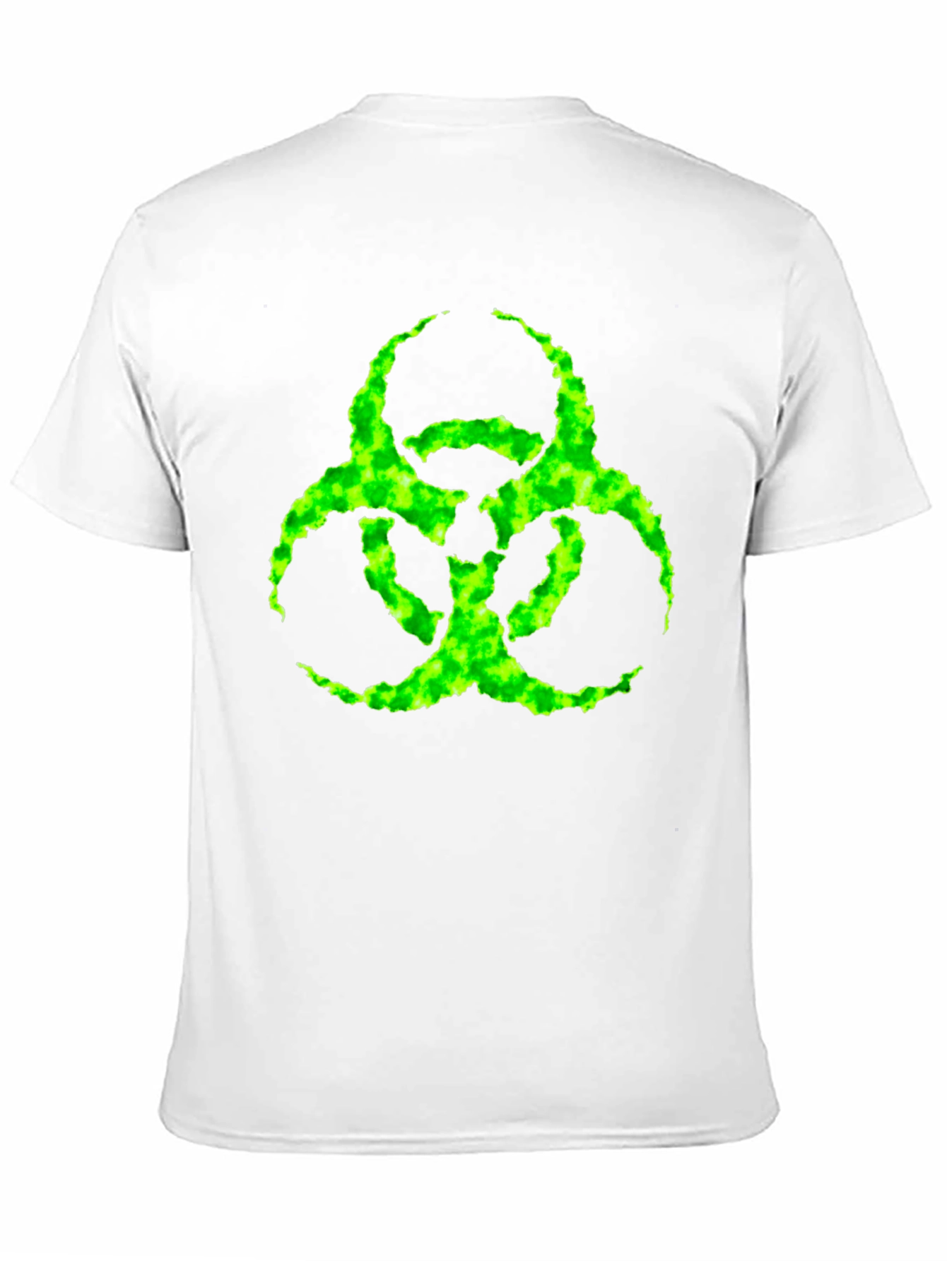 Biohazard Symbol Graphic T-Shirt - Black