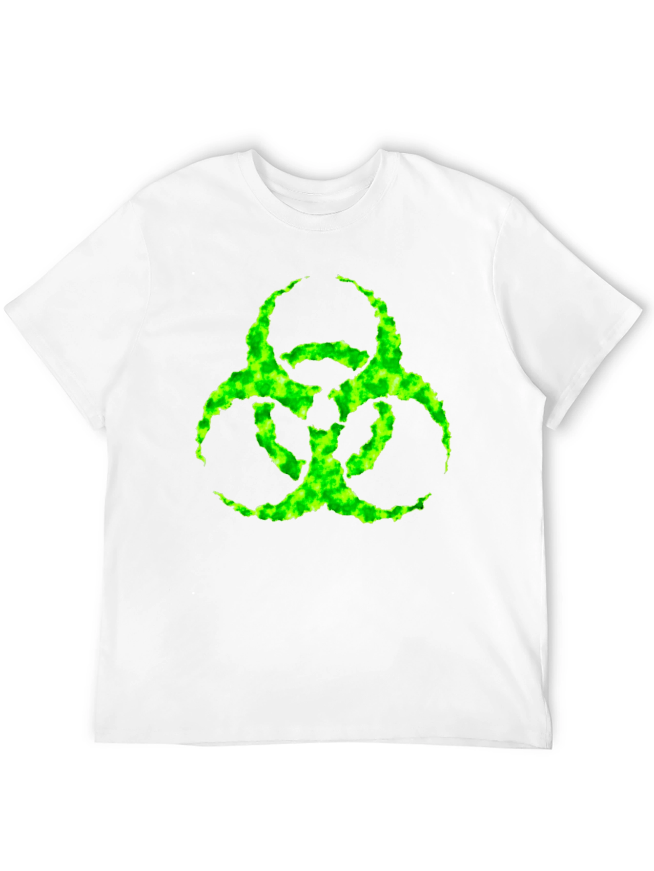 Biohazard Symbol Graphic T-Shirt - Black