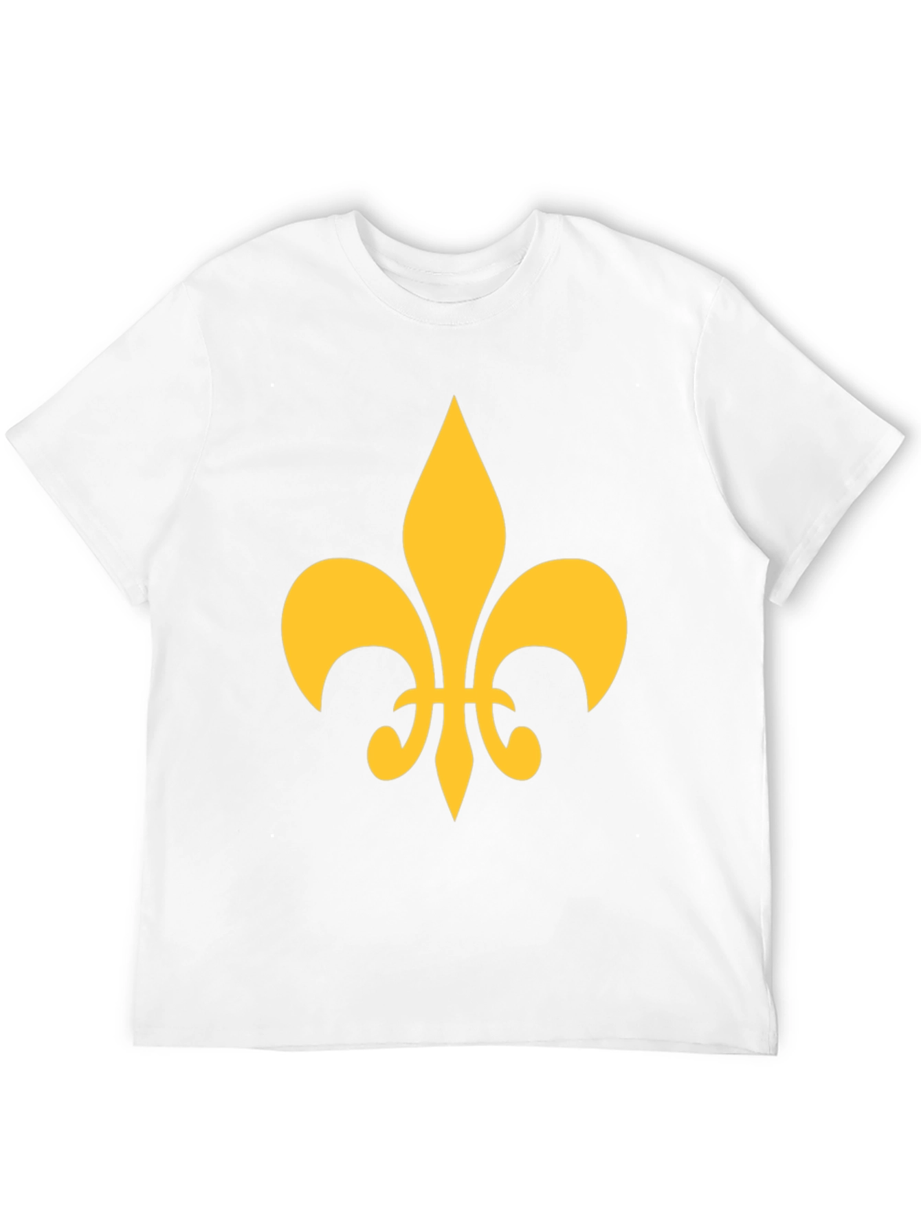 Fleur-de-lis Graphic Tee - Casual Black T-Shirt