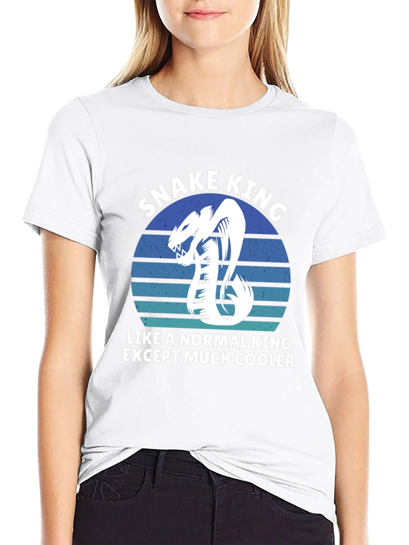 Snake King Graphic Tee - Cooler Than Normal