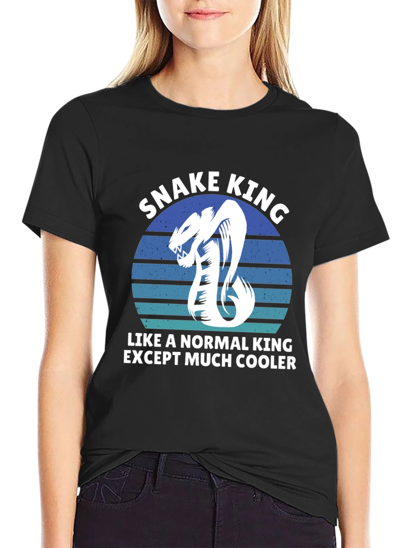 Snake King Graphic Tee - Cooler Than Normal
