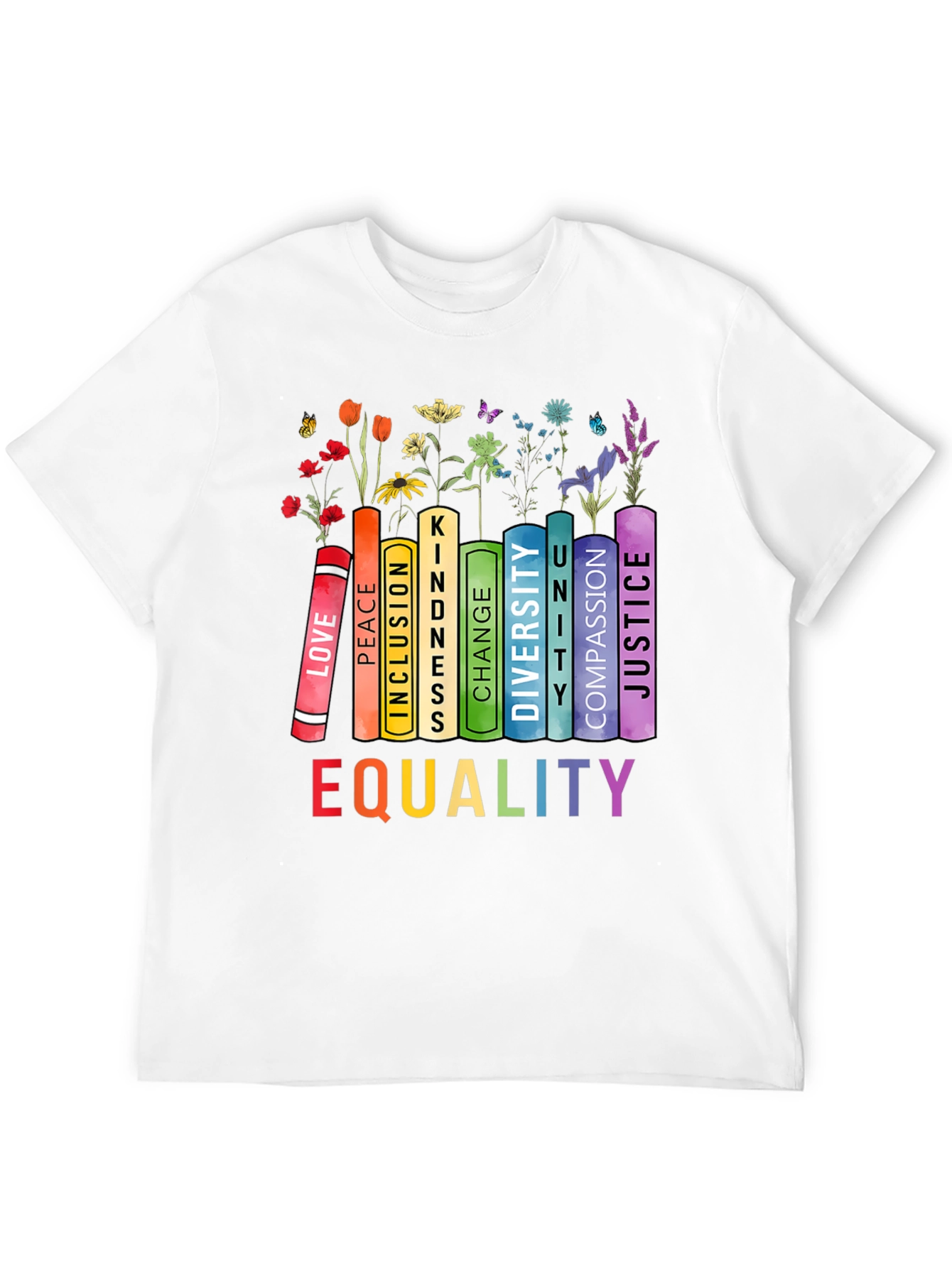 Equality Book Stack Tee