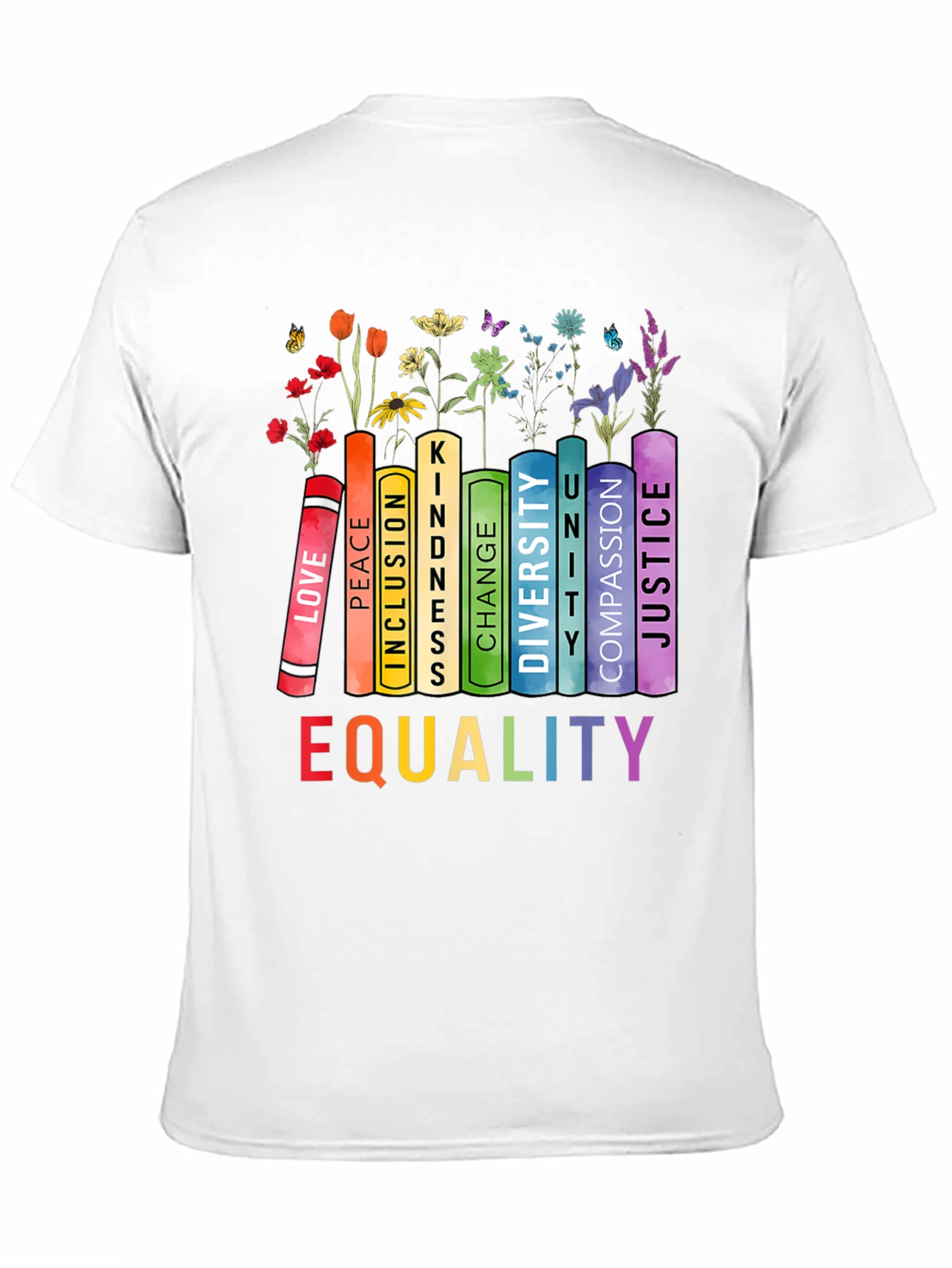 Equality Book Stack Tee