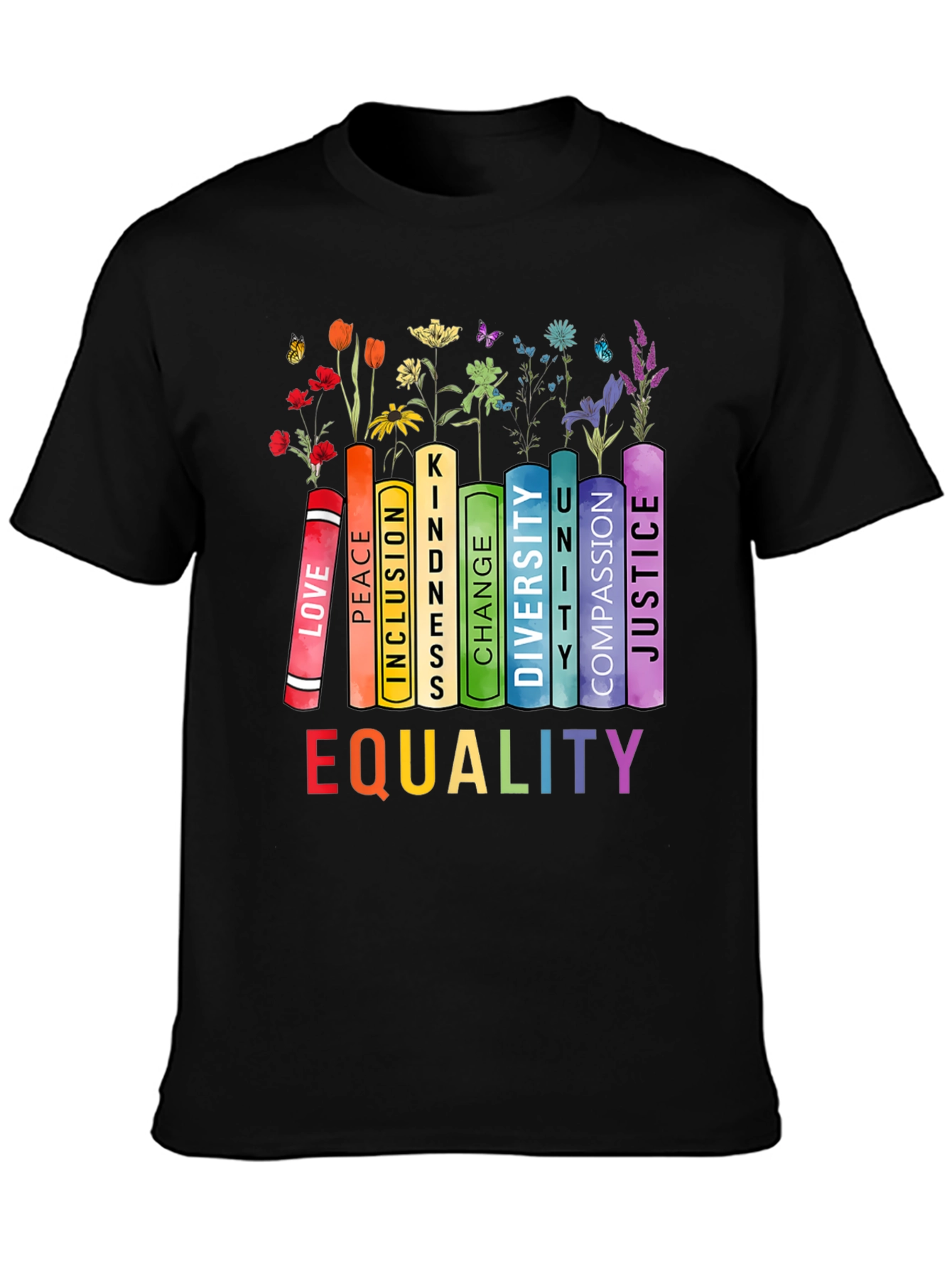 Equality Book Stack Tee