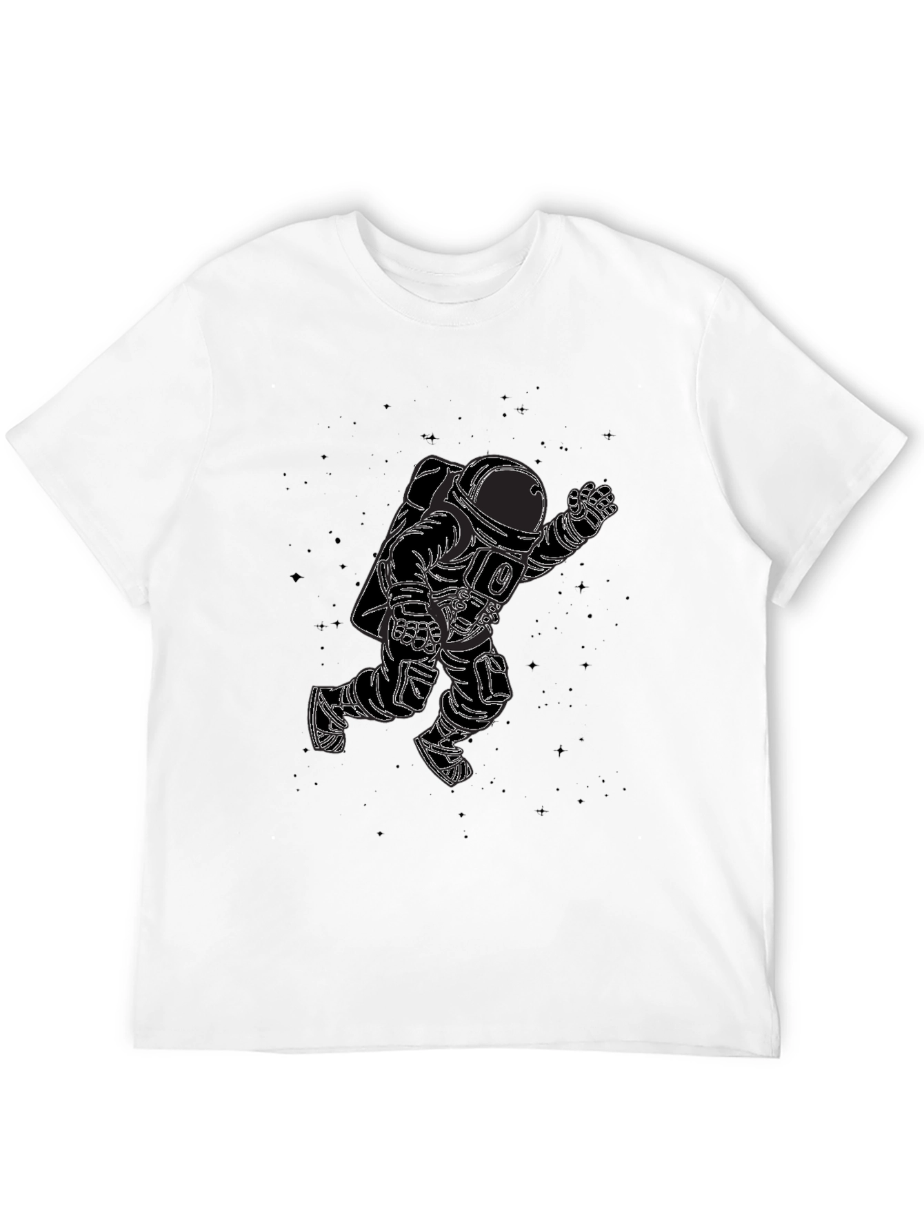 Astronaut Graphic Black T-Shirt
