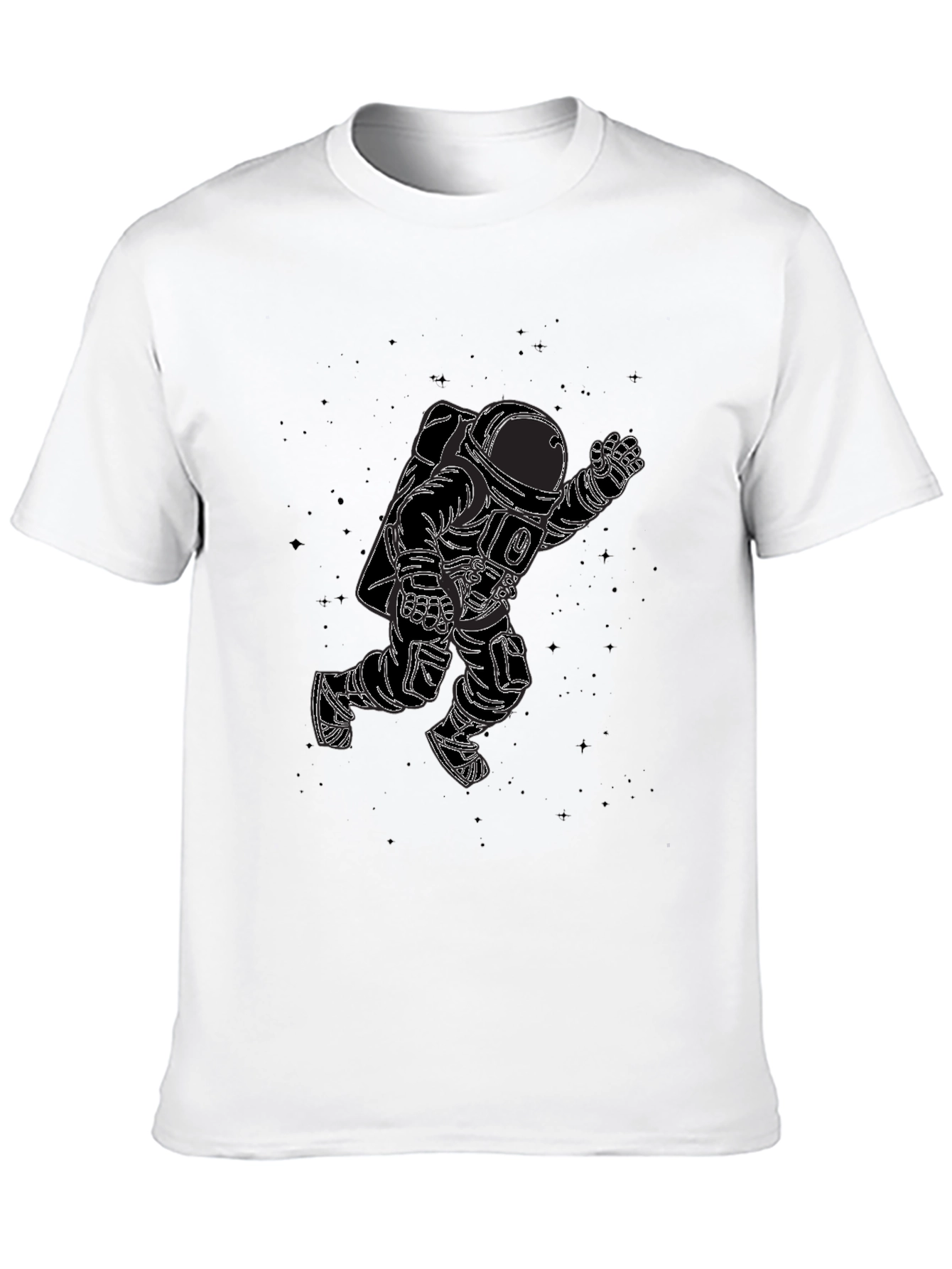 Astronaut Graphic Black T-Shirt