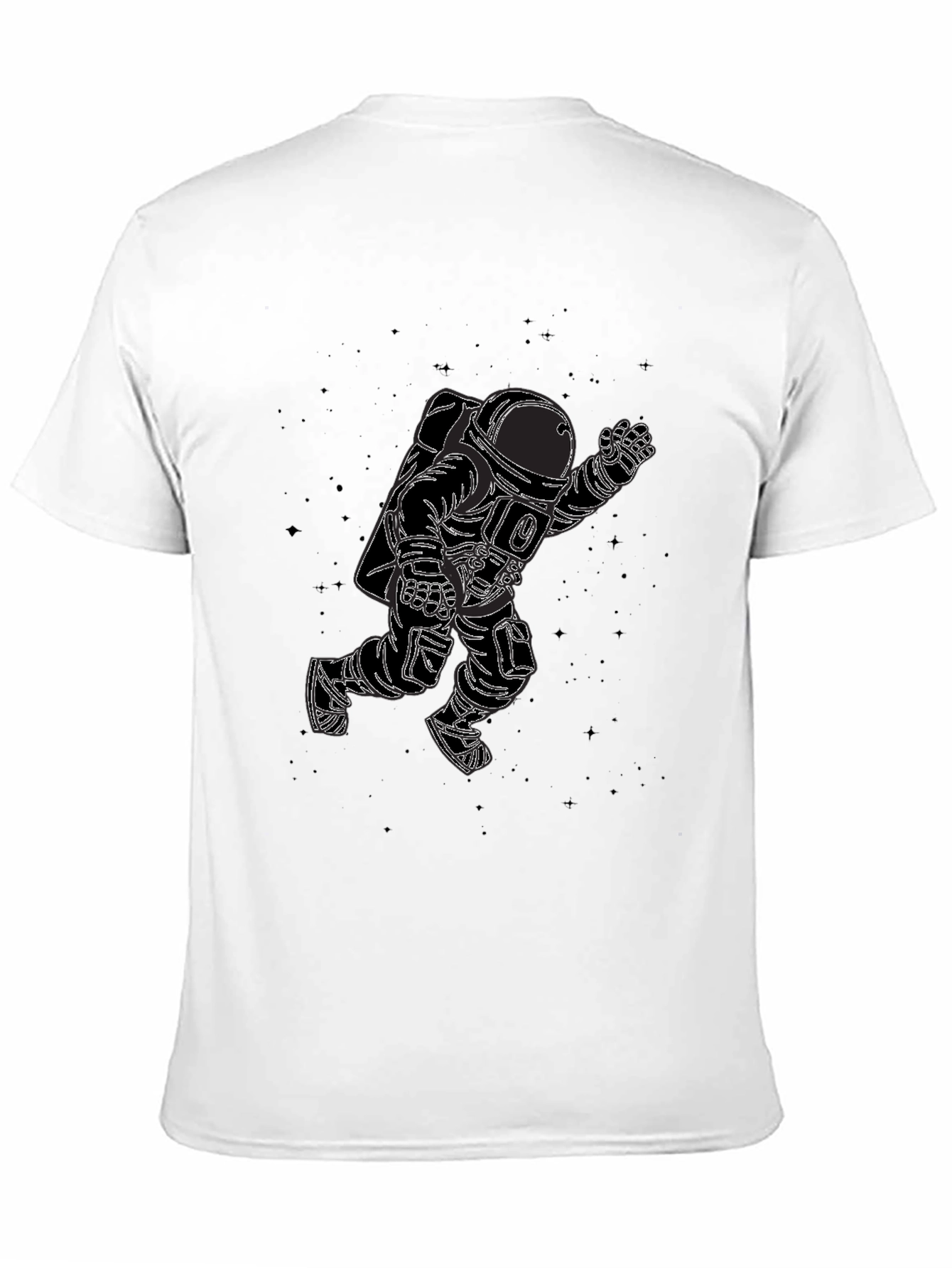 Astronaut Graphic Black T-Shirt
