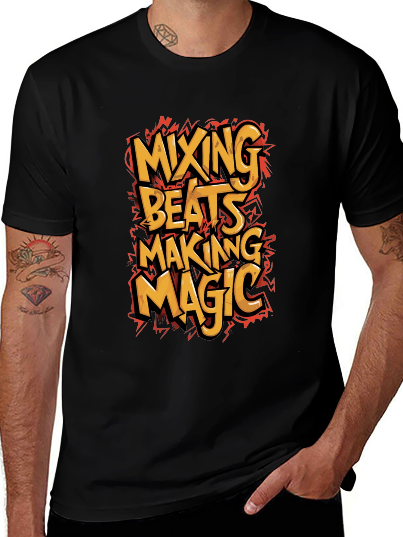 Mixing Beats Making Magic Graphic T-Shirt