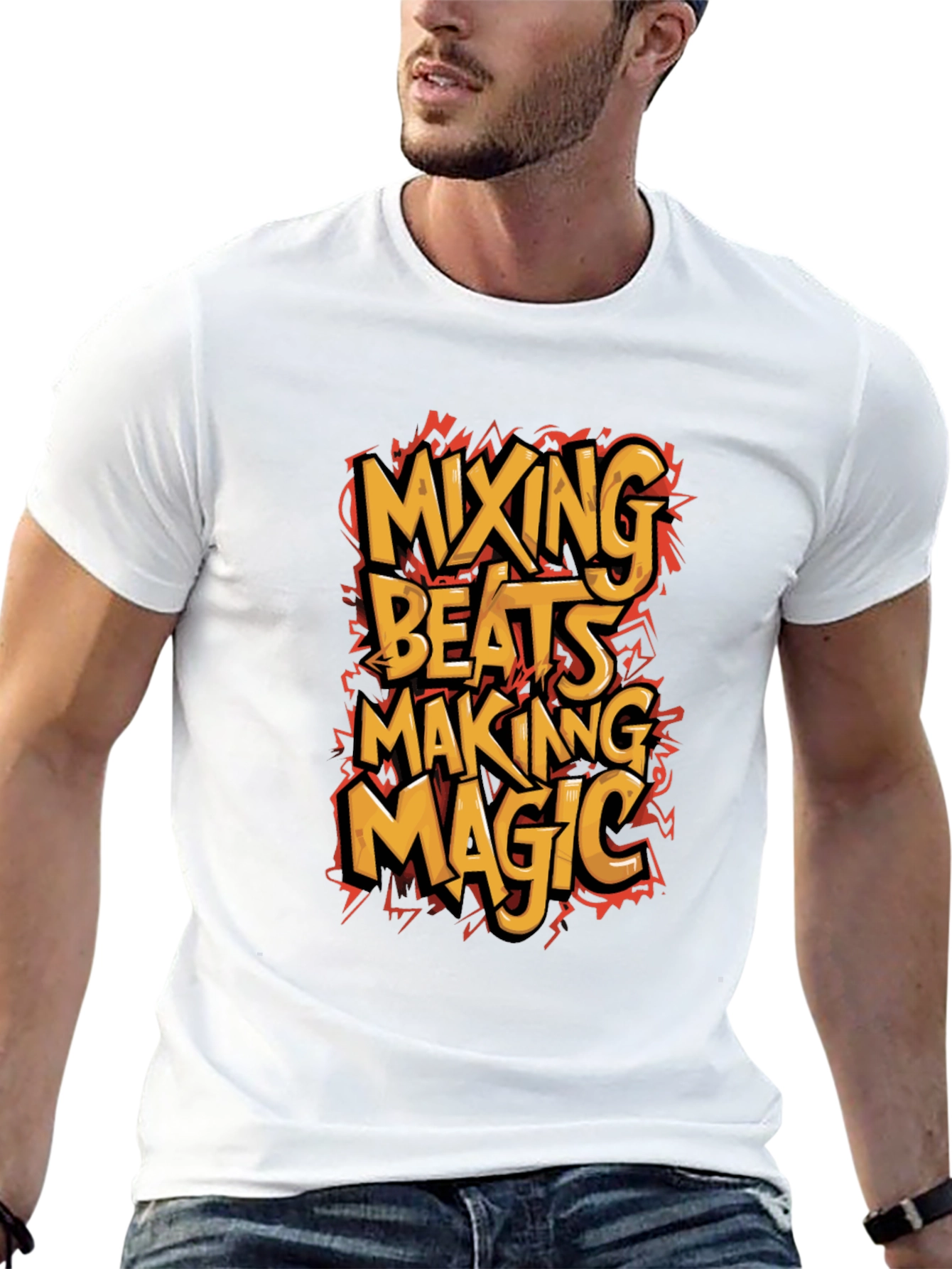 Mixing Beats Making Magic Graphic T-Shirt