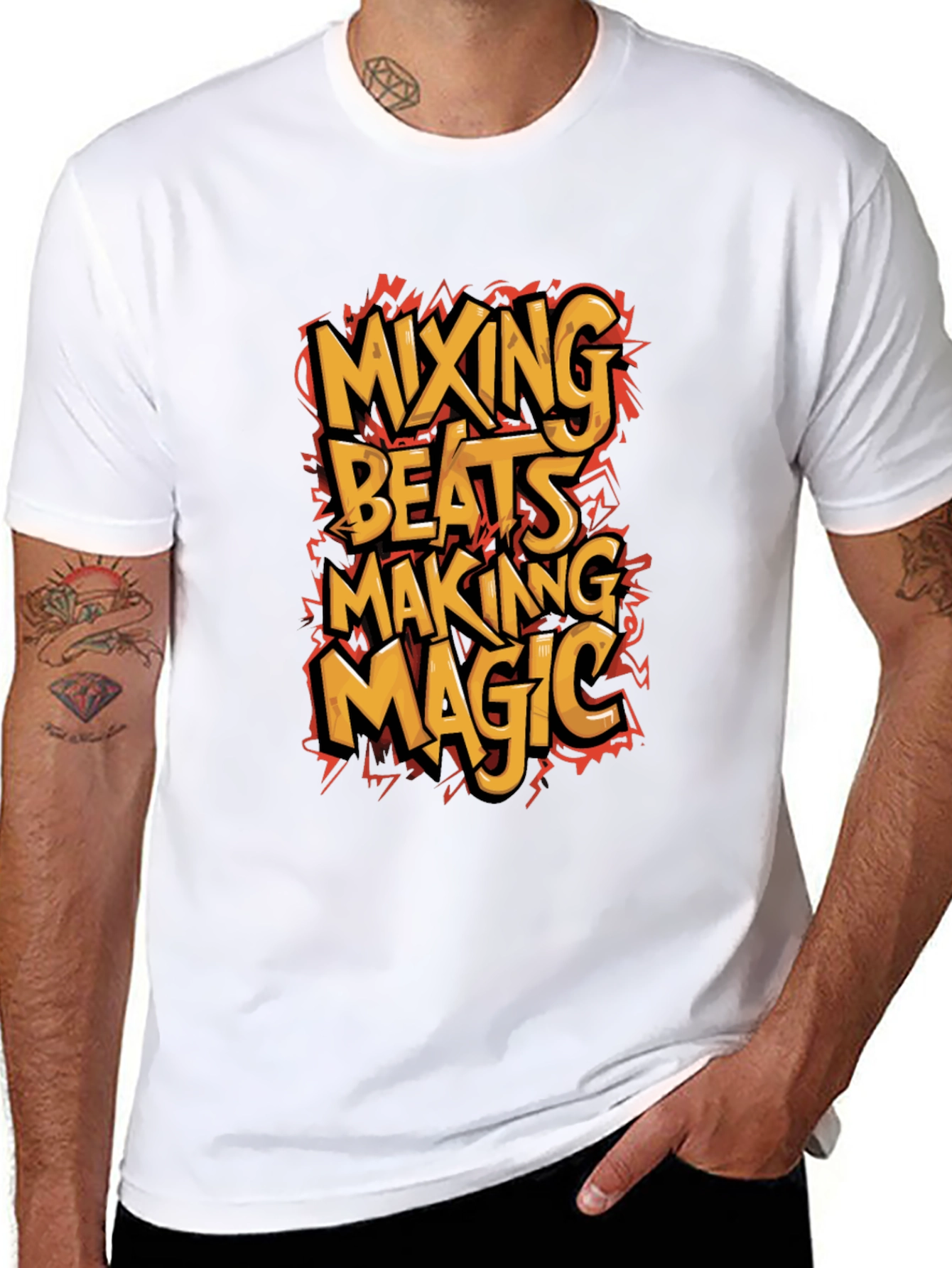 Mixing Beats Making Magic Graphic T-Shirt