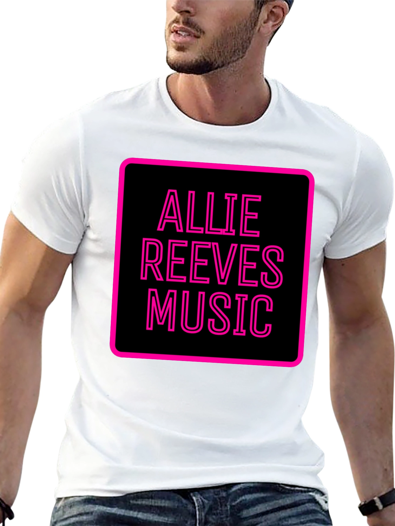 Allie Reeves Music Black T-Shirt
