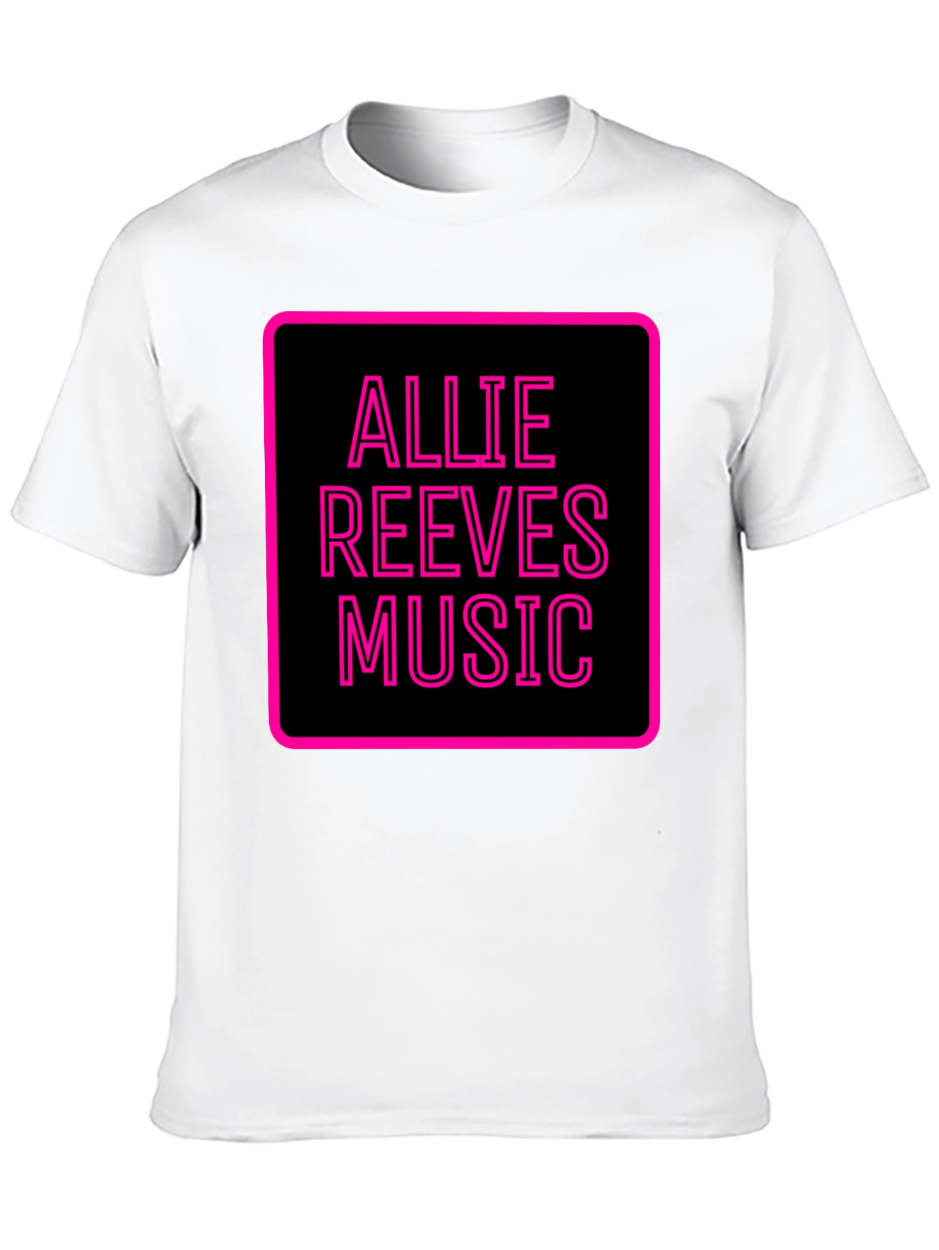 Allie Reeves Music Black T-Shirt