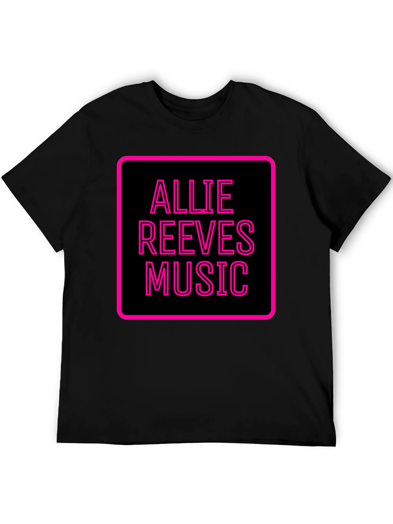 Allie Reeves Music Black T-Shirt